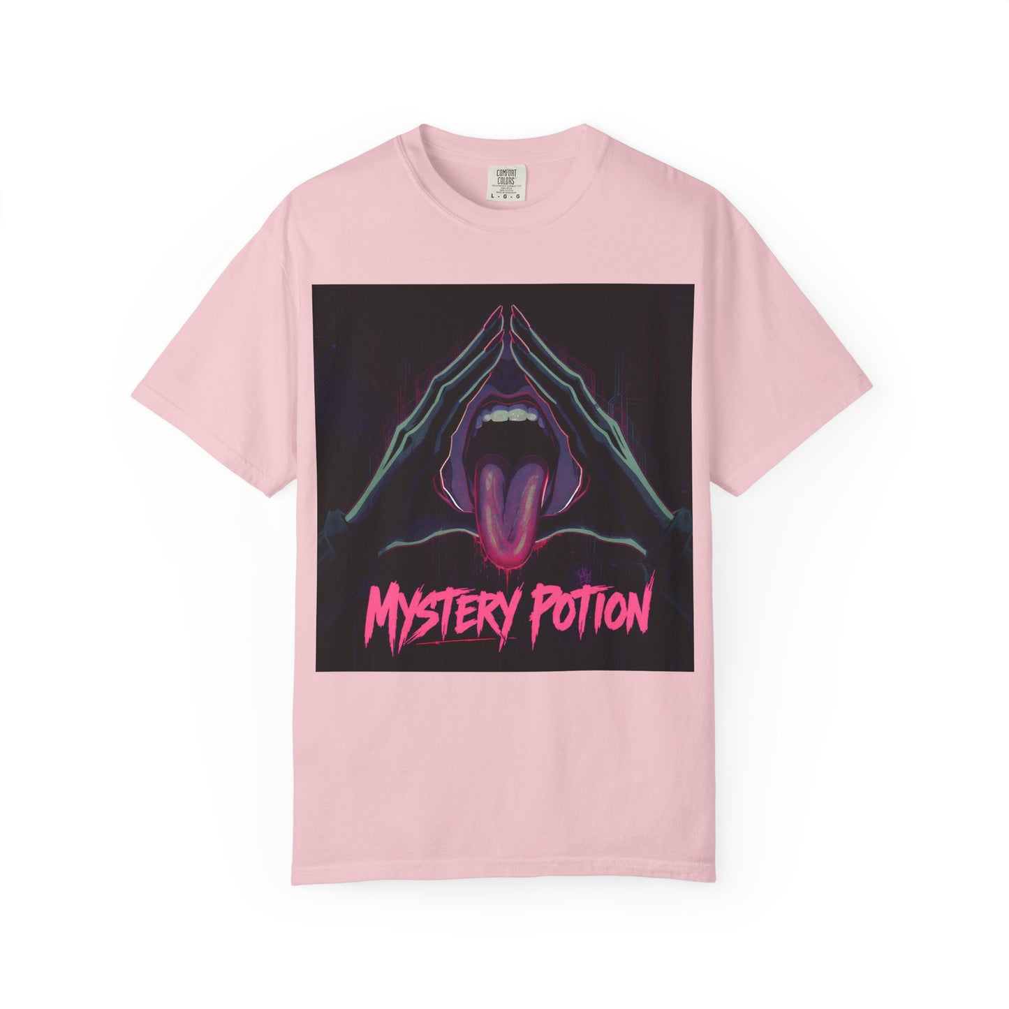 Mystery Potion Graphic Tee, Unisex T-Shirt for Festivals, Gift for Friends, Retro Vibes, Statement Shirt