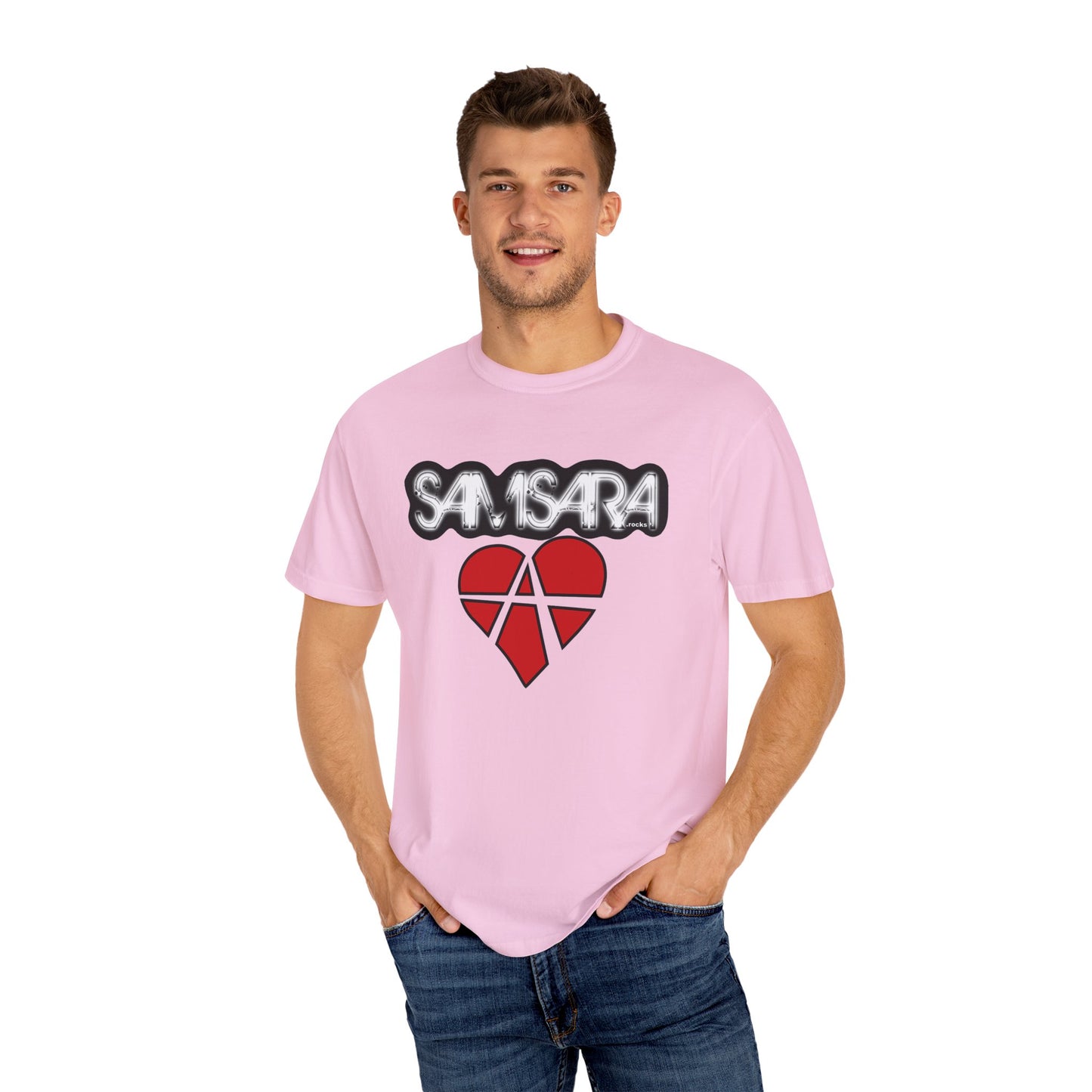Samsara Unisex T-Shirt, Band Picture on back, Comfortable Graphic Shirt for Music Lovers, Perfect for Concerts, Gifts for Friends, Casual Wear, Street Style