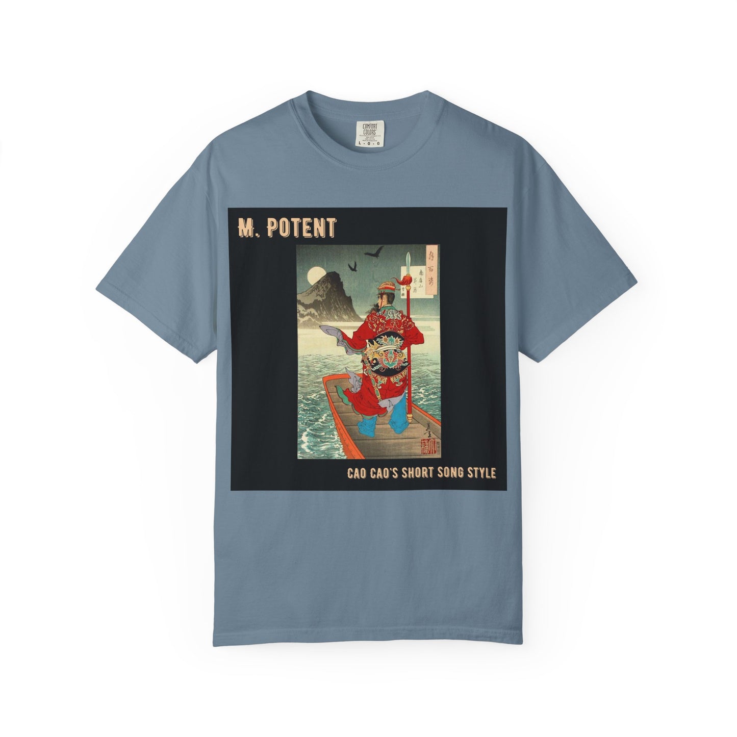 M. Potent Unisex Garment-Dyed T-Shirt, Casual Tee, Graphic Shirt, Streetwear Fashion, Gift for Music Lovers, Unique Style
