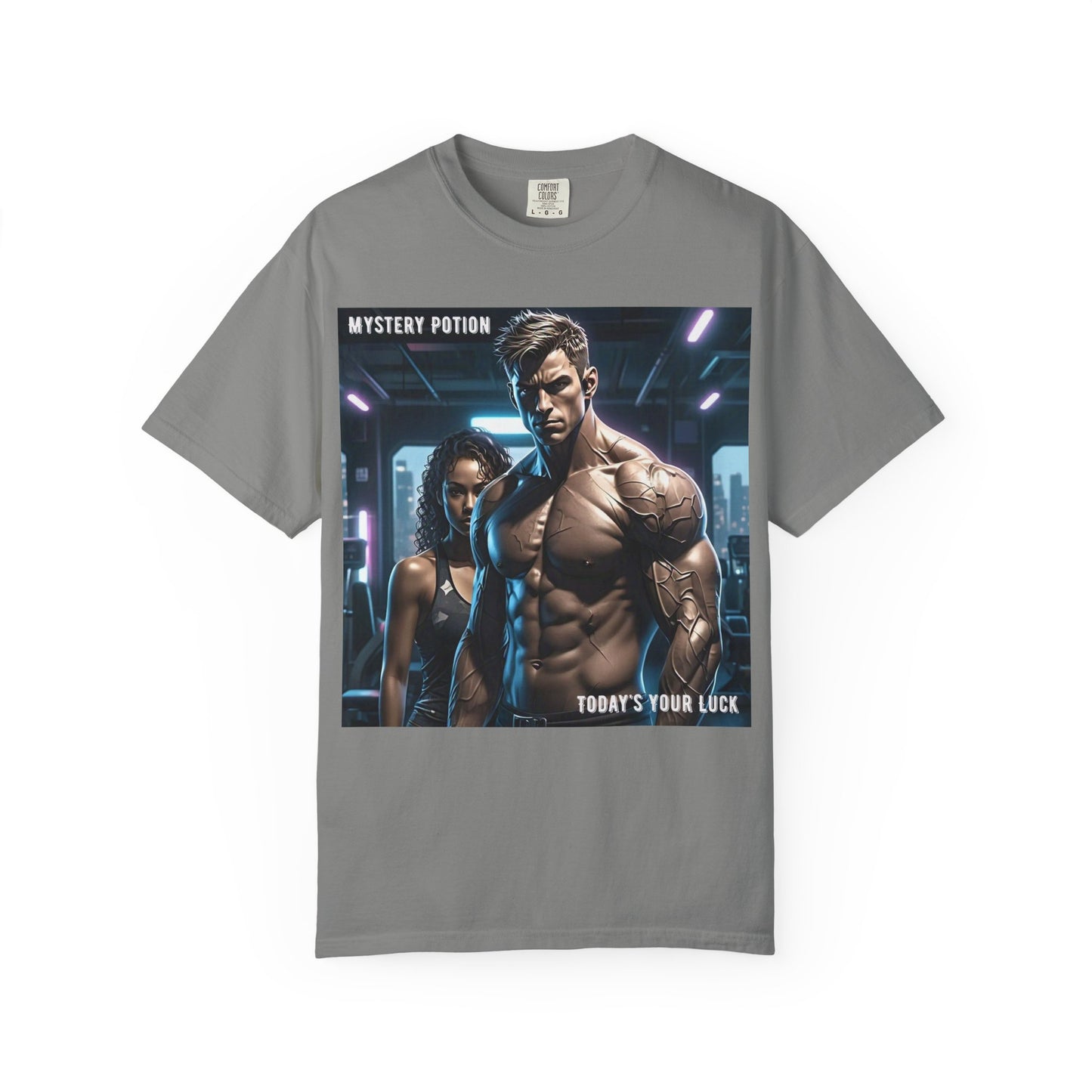 Mystery Potion Graphic T-Shirt - Unisex Casual Wear, Fitness Gift, Trendy Tee, Gamer Apparel, Everyday Style