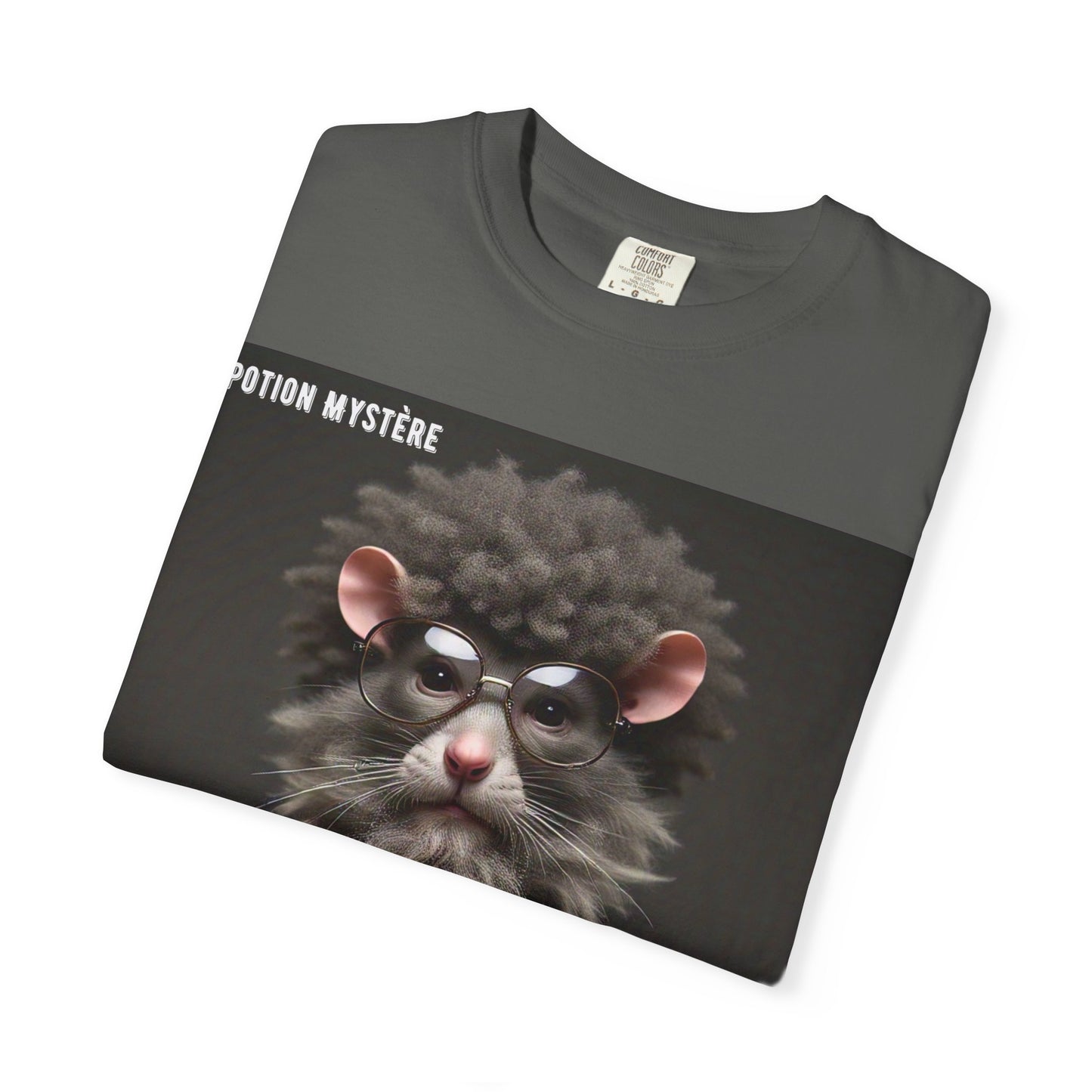 Doc Mailloux by Potion Mystère, Rat Graphic T-Shirt, Unisex Funny Tee, Gift for Animal Lovers, Unique Vintage Style Clothing, Statement Tee for Parties
