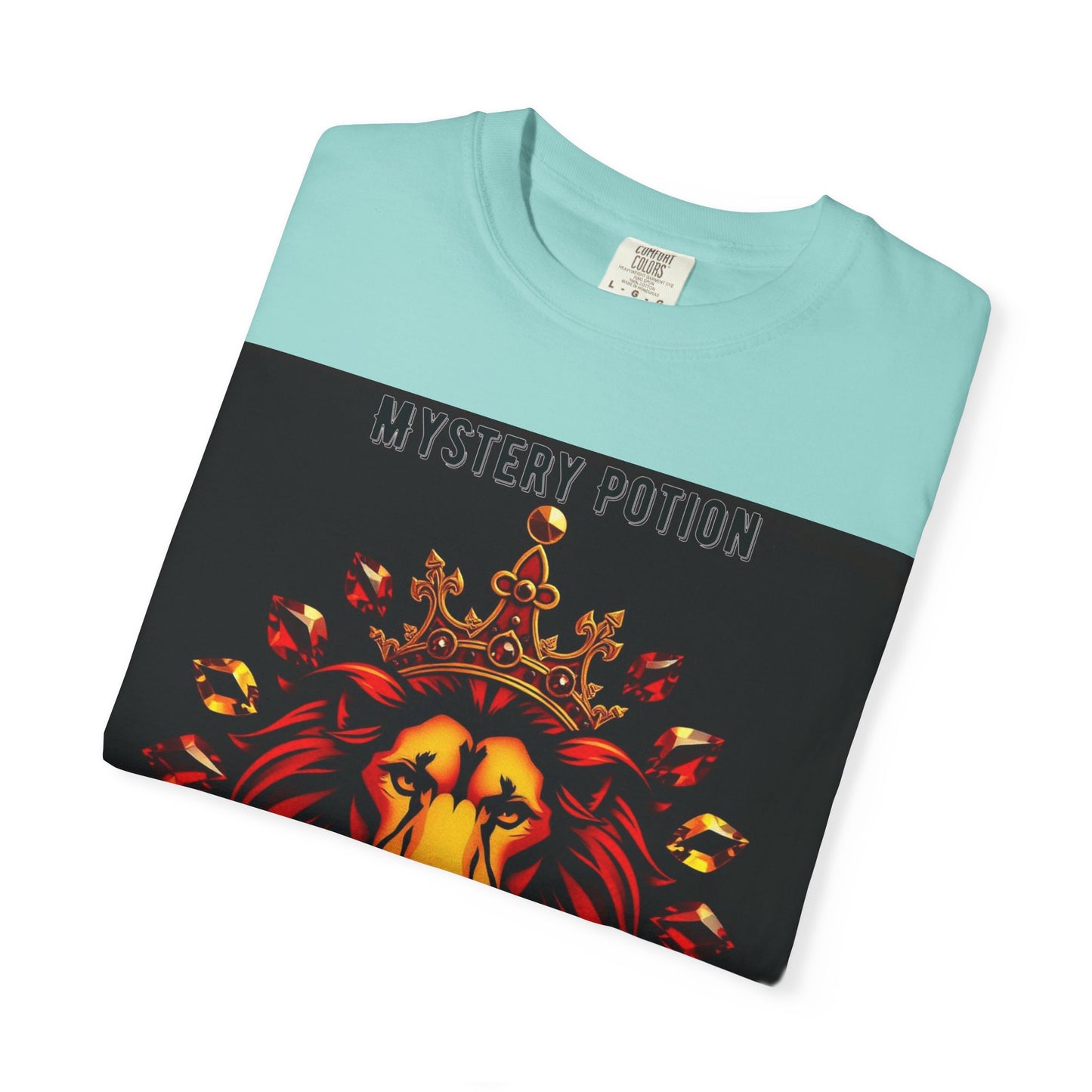 'This Is The Best Song You'll Ever Hear' by Mystery Potion, Bold Graphic Royal Lion T-Shirt, Unisex Tee, Streetwear Style, Gift for Lion Lovers, Perfect for Casual Outings, Unique Clothing