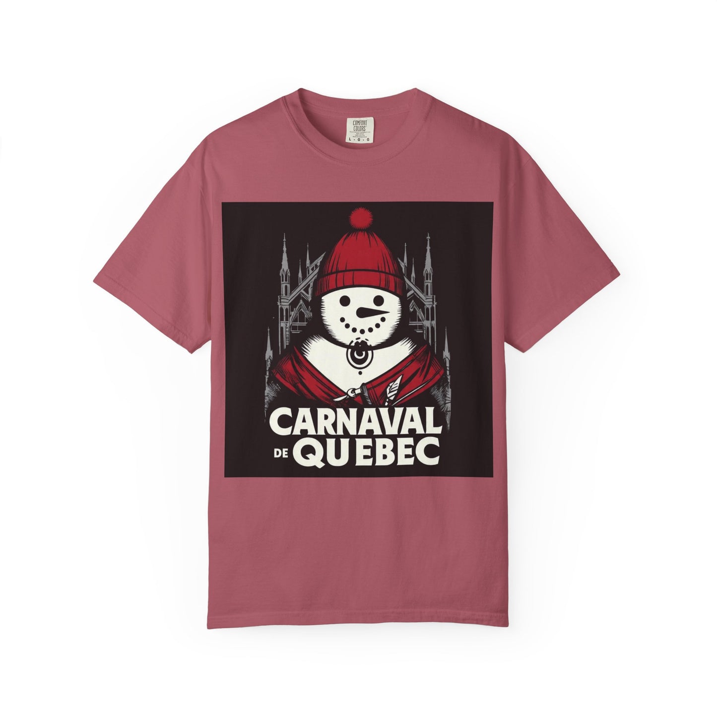 Carnaval de Québec Post-Goth T-shirt, Unisex Graphic Tee, Winter Festival Apparel, Holiday Gifts, Comfortable Everyday Wear