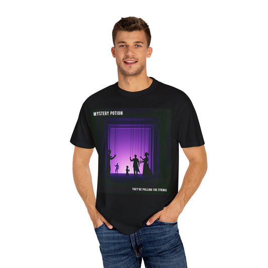 'They're Pulling the Strings' by Mystery Potion, Unisex T-Shirt - Playful Graphic Tee for Creative Souls, Perfect for a Fun Night Out, Gift for Art Lovers, Casual Wear, [...]