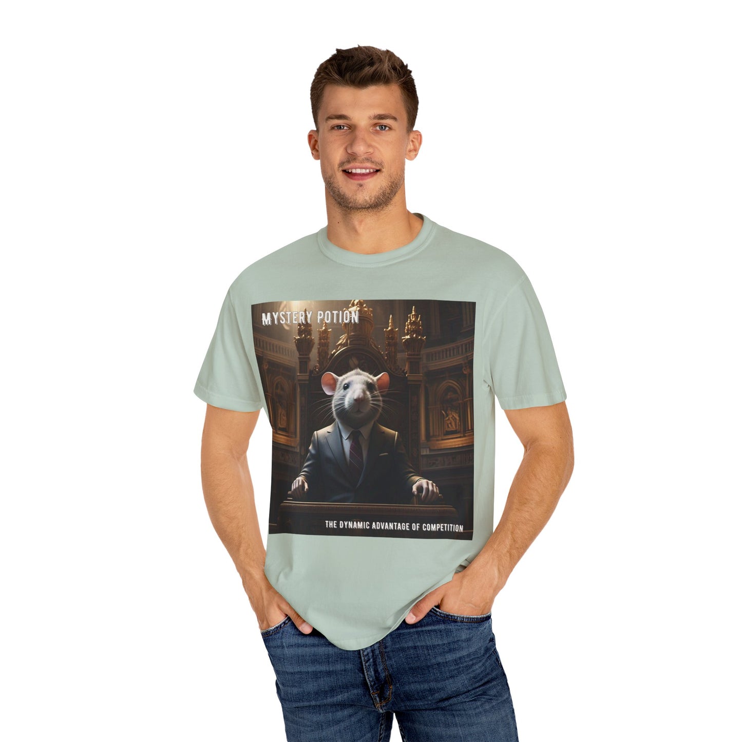 Mystery Potion Funny Unisex T-Shirt, Gift for Animal Lovers, Quirky Tee, Unique Graphic Shirt, Perfect for All Occasions