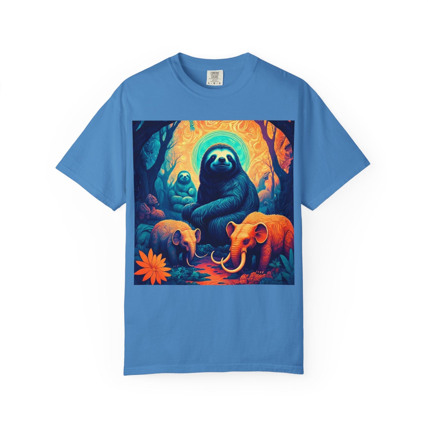Vibrant Wildlife T-Shirt - Unisex Garment-Dyed Tee, Nature Lover Gift, Animal Art Shirt, Eco-Friendly Fashion, Summer Essentials
