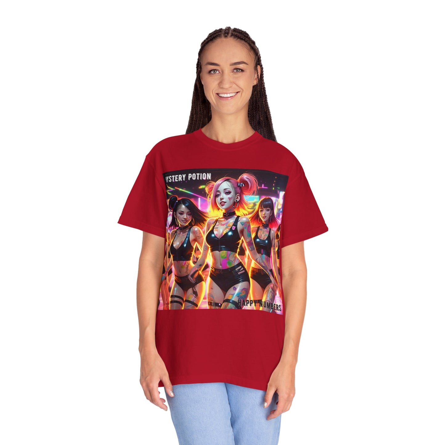 Mystery Potion Unisex T-Shirt, Trendy Graphic Tee for Women, Summer Festival Shirt, Edgy Streetwear, Gifts for Gamers, Cool Casual Wear