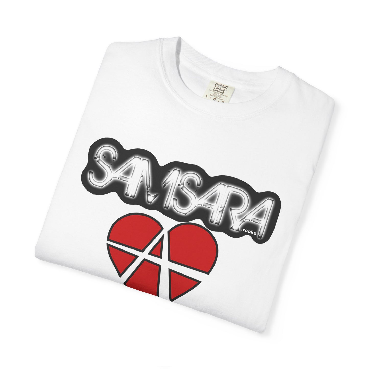 Samsara Unisex T-Shirt, Band Picture on back, Comfortable Graphic Shirt for Music Lovers, Perfect for Concerts, Gifts for Friends, Casual Wear, Street Style