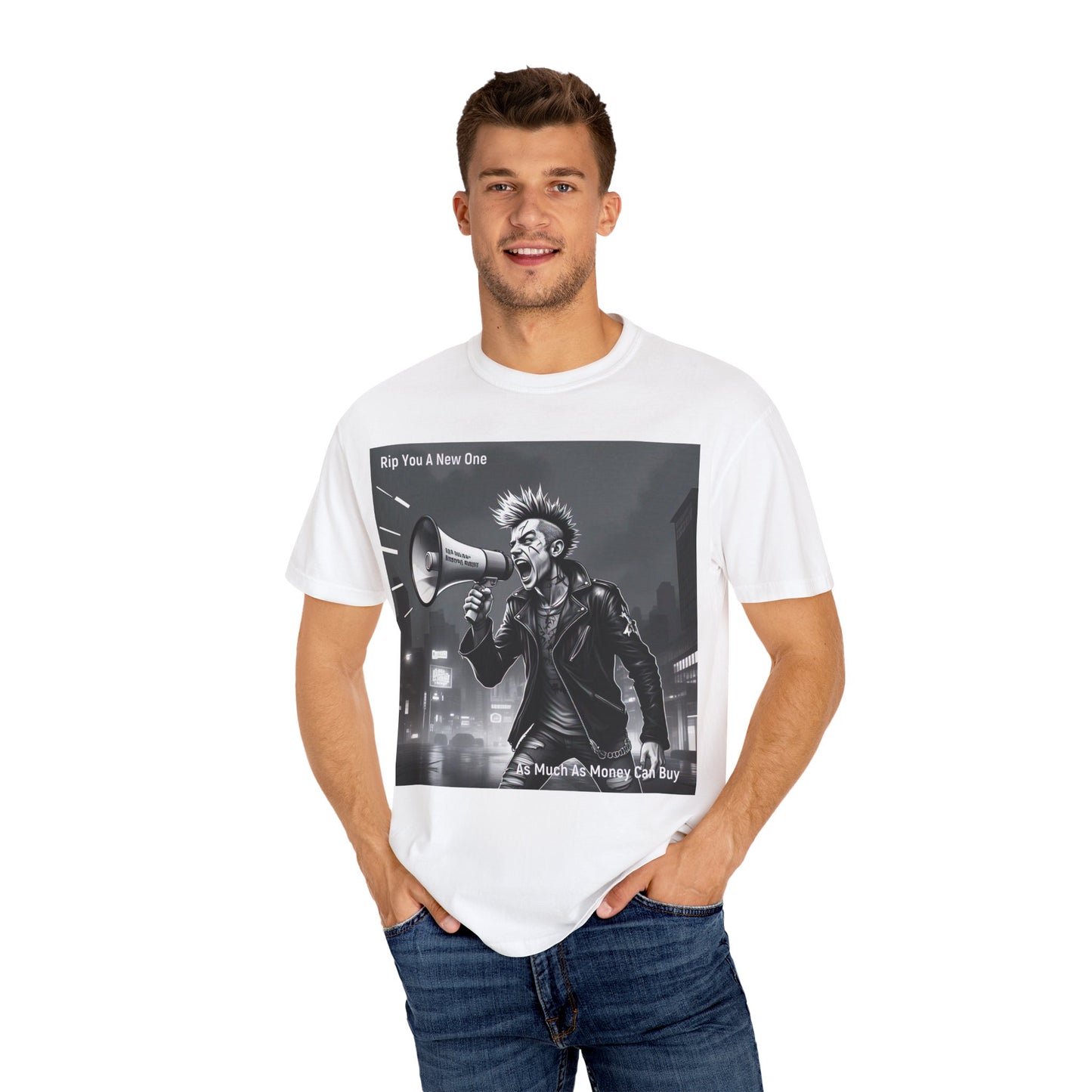 'As Much As Money Can Buy' by Rip You A New One, Edgy Graphic T-shirt featuring 'Rip You a New One' for Rebels, Rock Lovers, Unique Gifts, Band Merchandise, Casual Wear