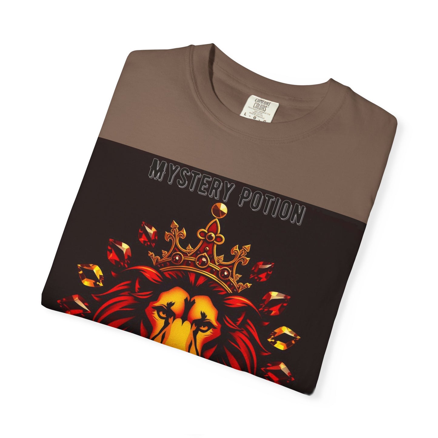 'This Is The Best Song You'll Ever Hear' by Mystery Potion, Bold Graphic Royal Lion T-Shirt, Unisex Tee, Streetwear Style, Gift for Lion Lovers, Perfect for Casual Outings, Unique Clothing