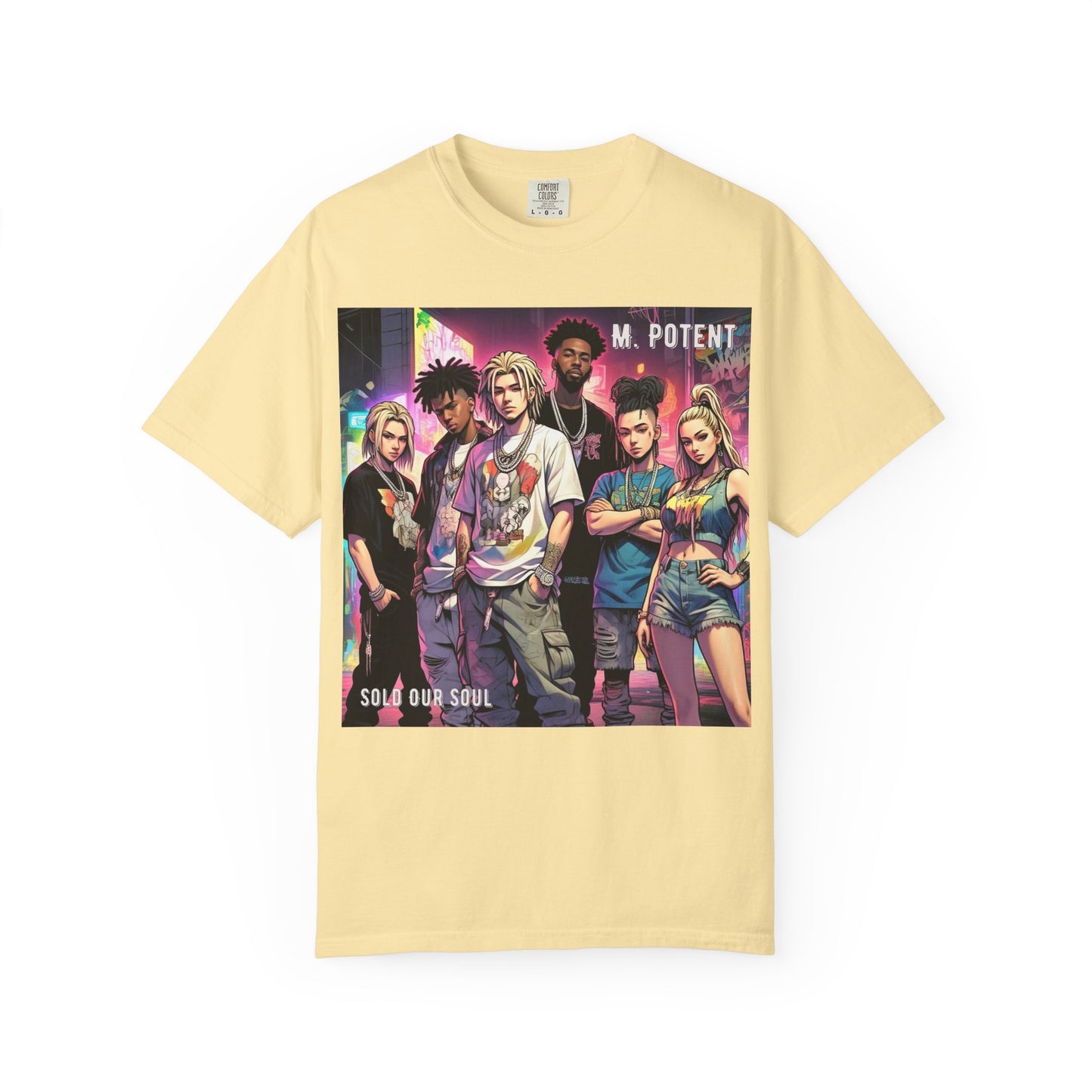 'Sold Our Soul' by M. Potent, Hip Hop Graphic Tee, Streetwear T-Shirt, Unisex Casual Tee, Music-Inspired Shirt, Gifts for Music Lovers, Trendy Fashion Top