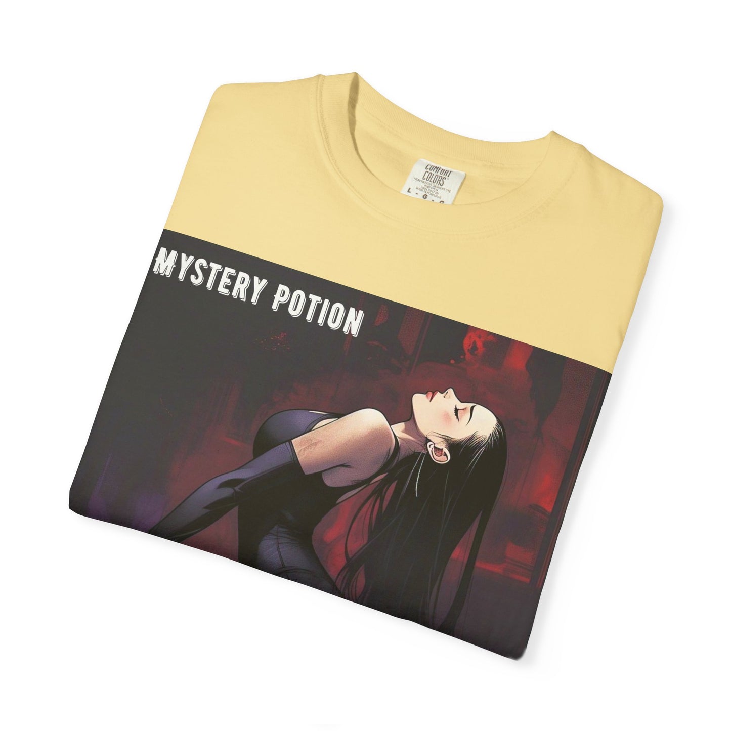 Mystical Mystery Potion Unisex T-Shirt, Yoga Graphic Tee, Unique Gift, Halloween Apparel, Vintage Style, Casual Wear
