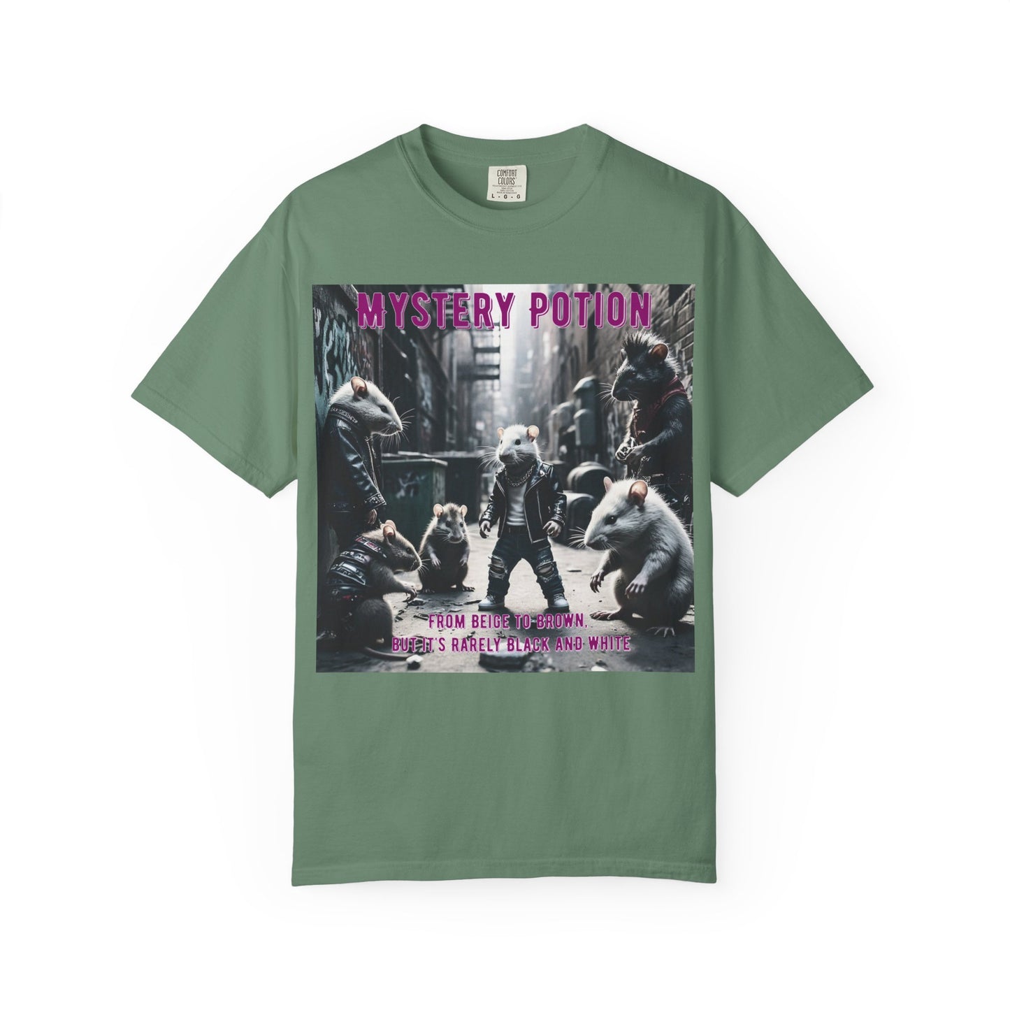 'From Beige to Brown, but it's Rarely Black and White' by Mystery Potion, Anti-Racism Statement Unique Graphic Tee, Mystery Potion's Unity in Diversity Unisex T-Shirt, Casual Wear, Festival Fashion, Summer Style