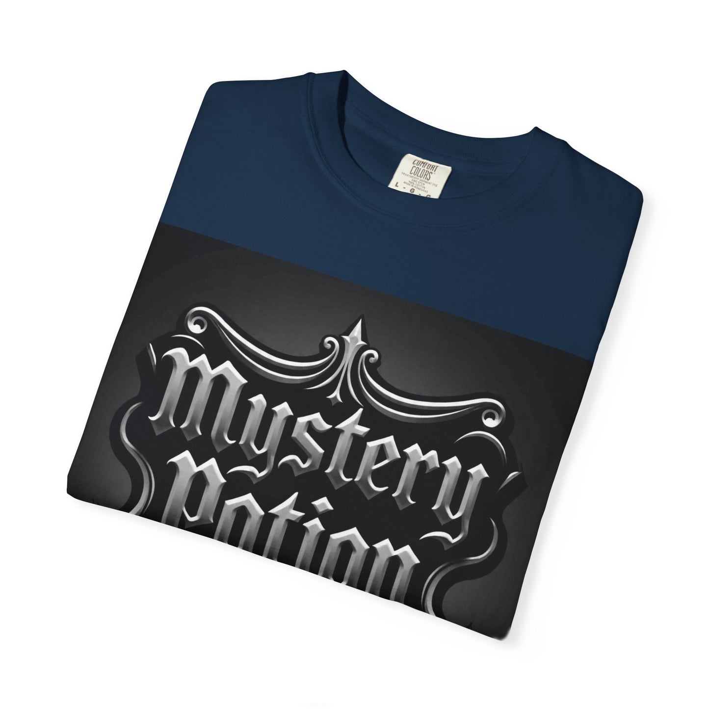 Mystery Potion Unisex Garment-Dyed T-shirt | Halloween Costume Shirt, Casual Wear, Themed Party Tee, Gift for Mystery Lovers