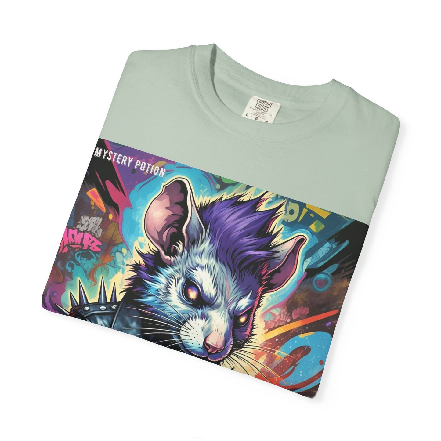 Punk Rock Rodent T-Shirt, Unisex Graphic Tee, Edgy Casual Wear, Alternative Fashion, Gift for Music Lovers, Festival Apparel