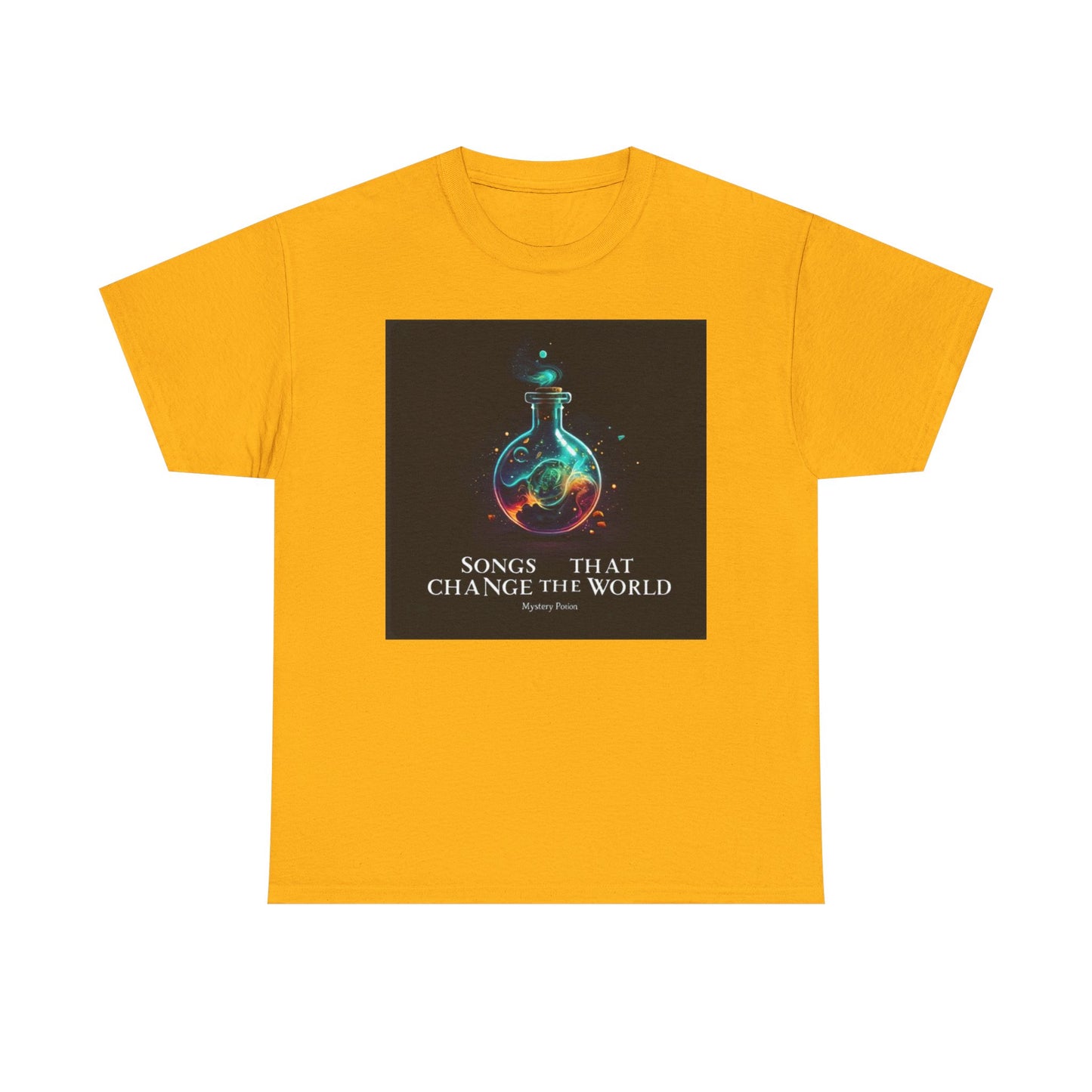 'Songs That Change The World' by Mystery Potion Viral Statement Tee