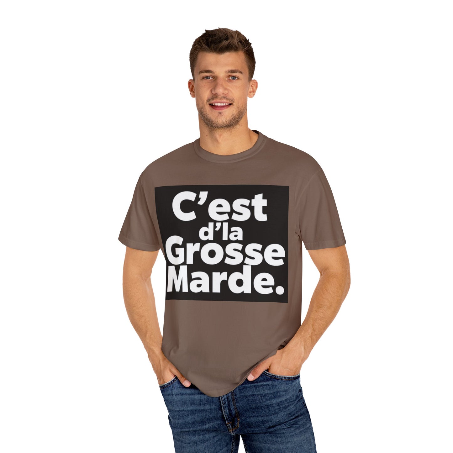 C'est D'la Grosse Marde Trendy Graphic Tee, Casual Wear, Funny Gift for Friends, Statement Shirt, Streetwear Fashion, Everyday Comfort