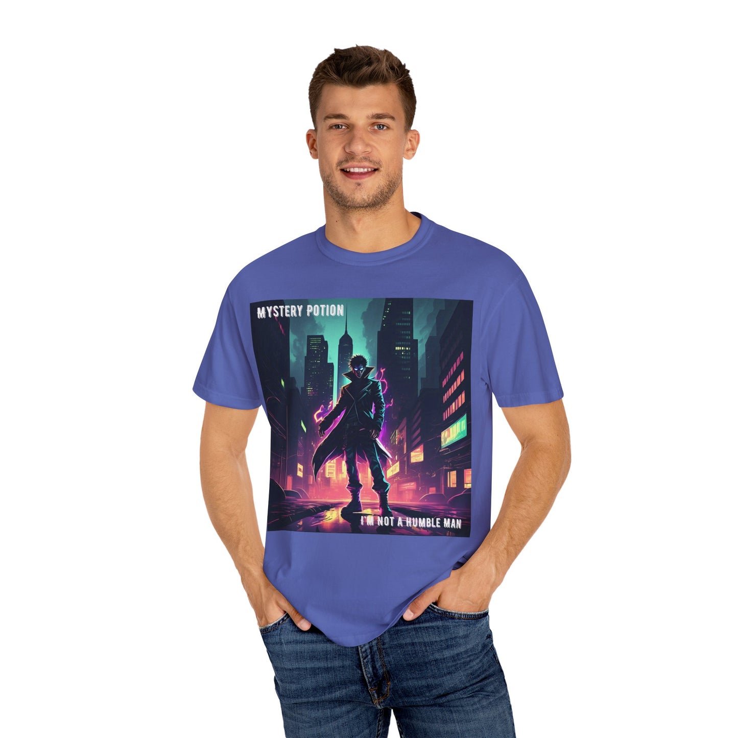 'I'm Not A Humble Man' Design, Mystery Potion Top Hit, Viral Musician's band T-shirt