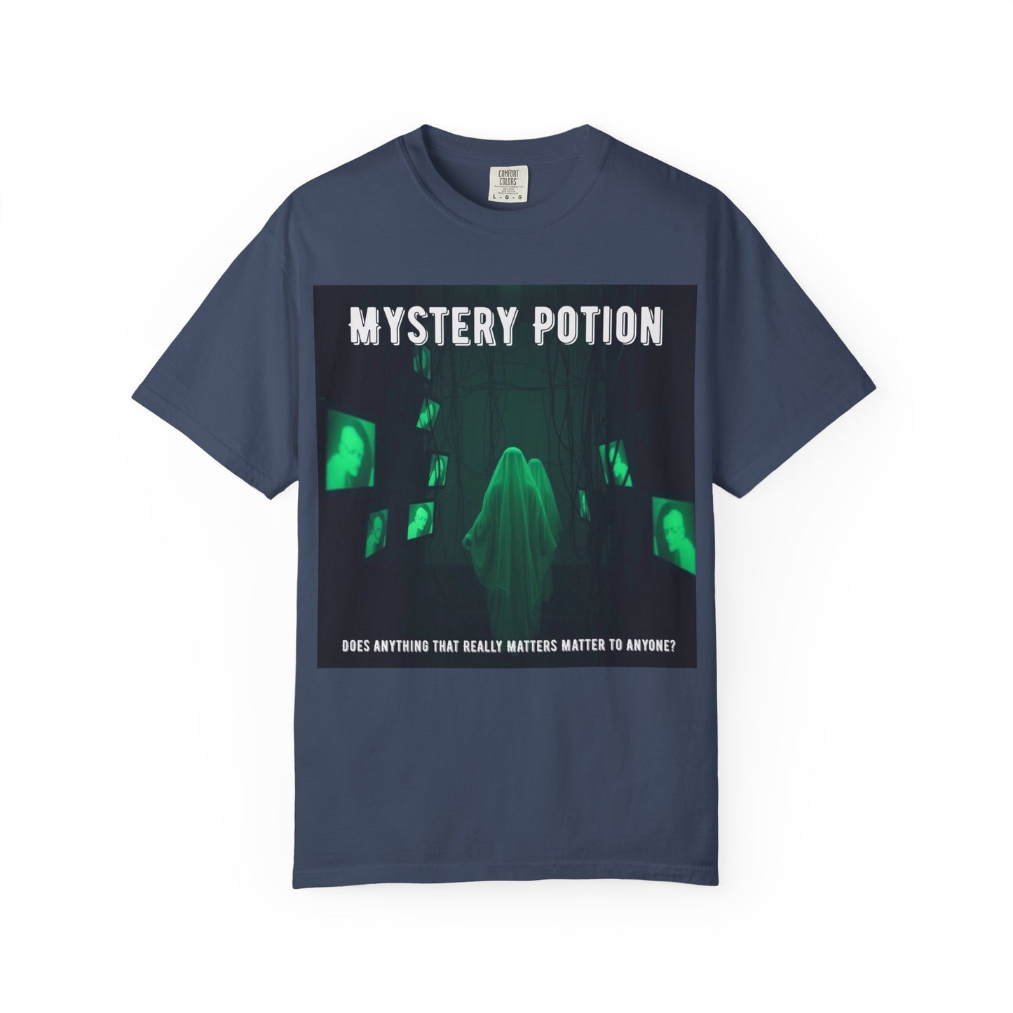Mystery Potion Unisex T-Shirt | Ghostly Vibe | Perfect for Halloween, Gifts, or Casual Wear, Unique Tee, Spooky Apparel, Graphic Shirt