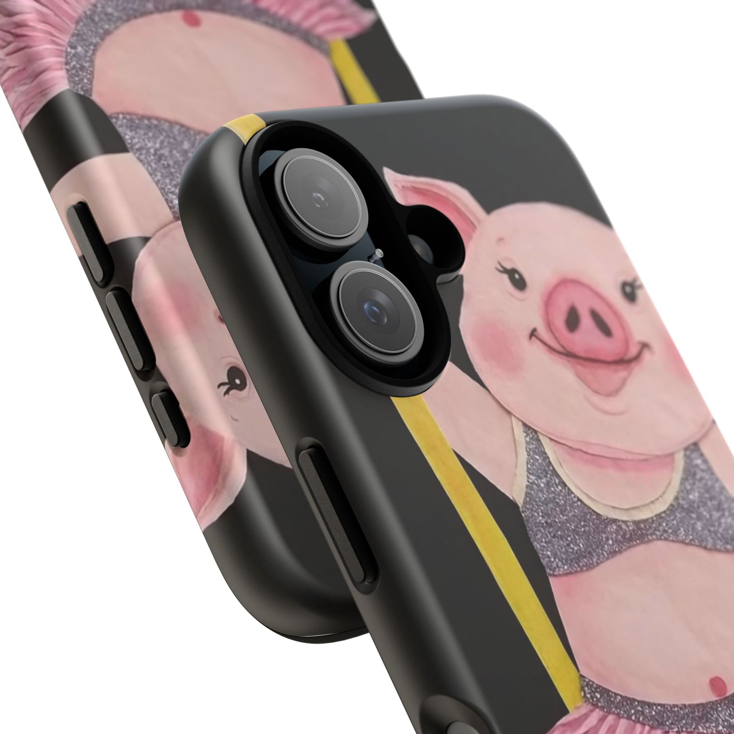 Pole Dancing Pig Tough Cases: Adorable Pig Phone Case for Animal Lovers, Cute Gift, Fun Accessory, Durable Protection, Unique Design