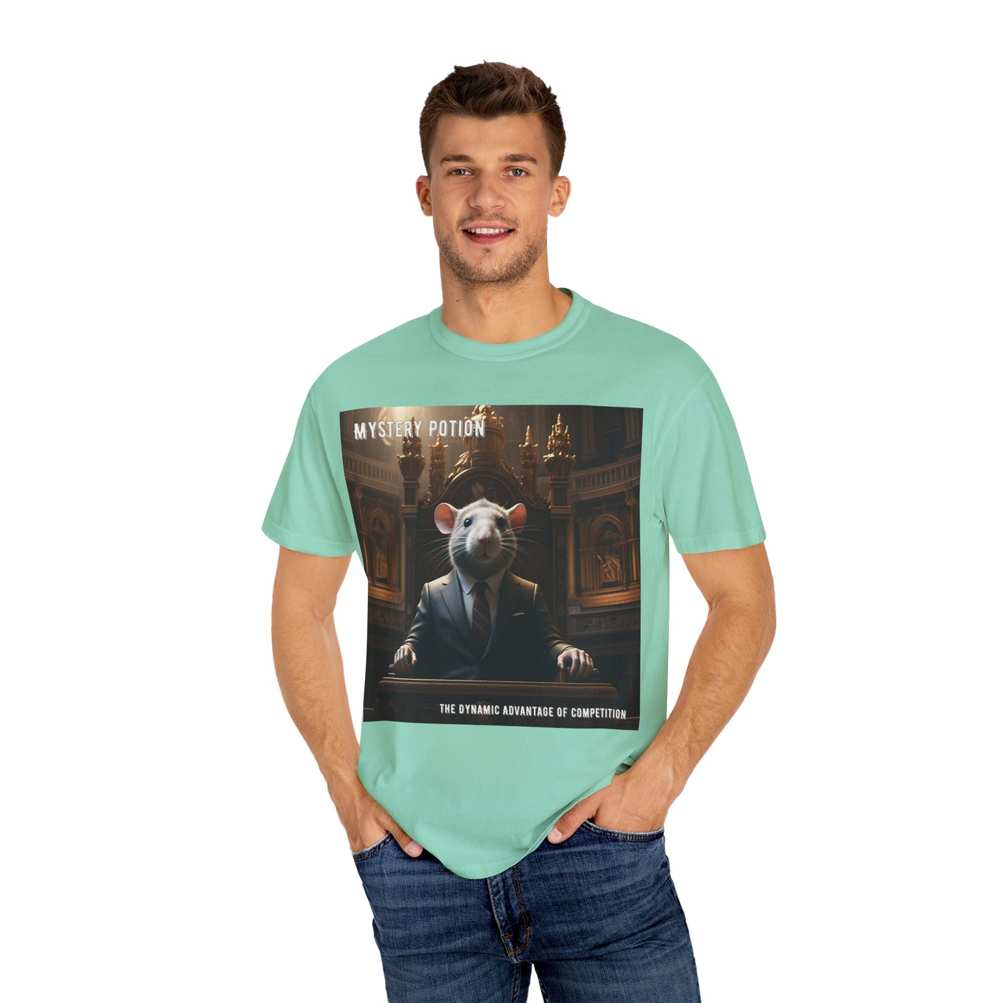 Mystery Potion Funny Unisex T-Shirt, Gift for Animal Lovers, Quirky Tee, Unique Graphic Shirt, Perfect for All Occasions