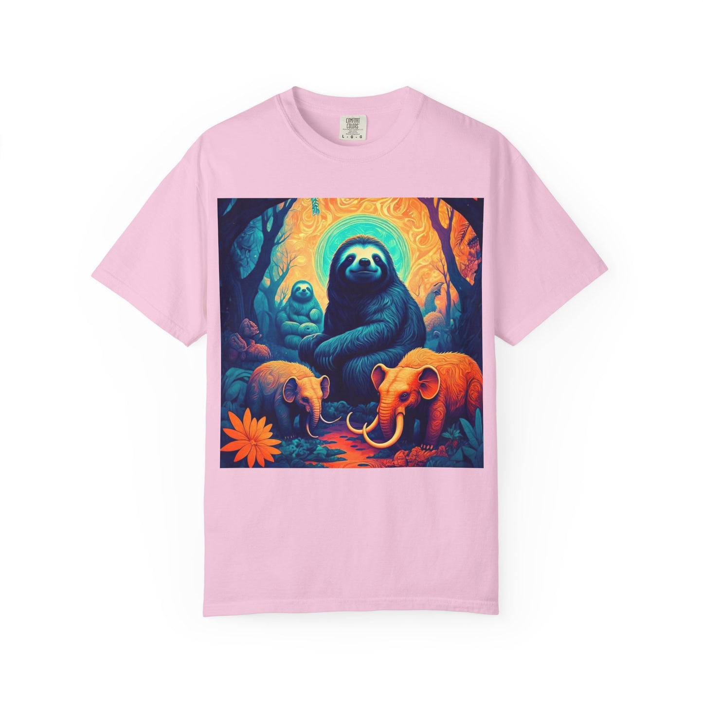 Vibrant Wildlife T-Shirt - Unisex Garment-Dyed Tee, Nature Lover Gift, Animal Art Shirt, Eco-Friendly Fashion, Summer Essentials