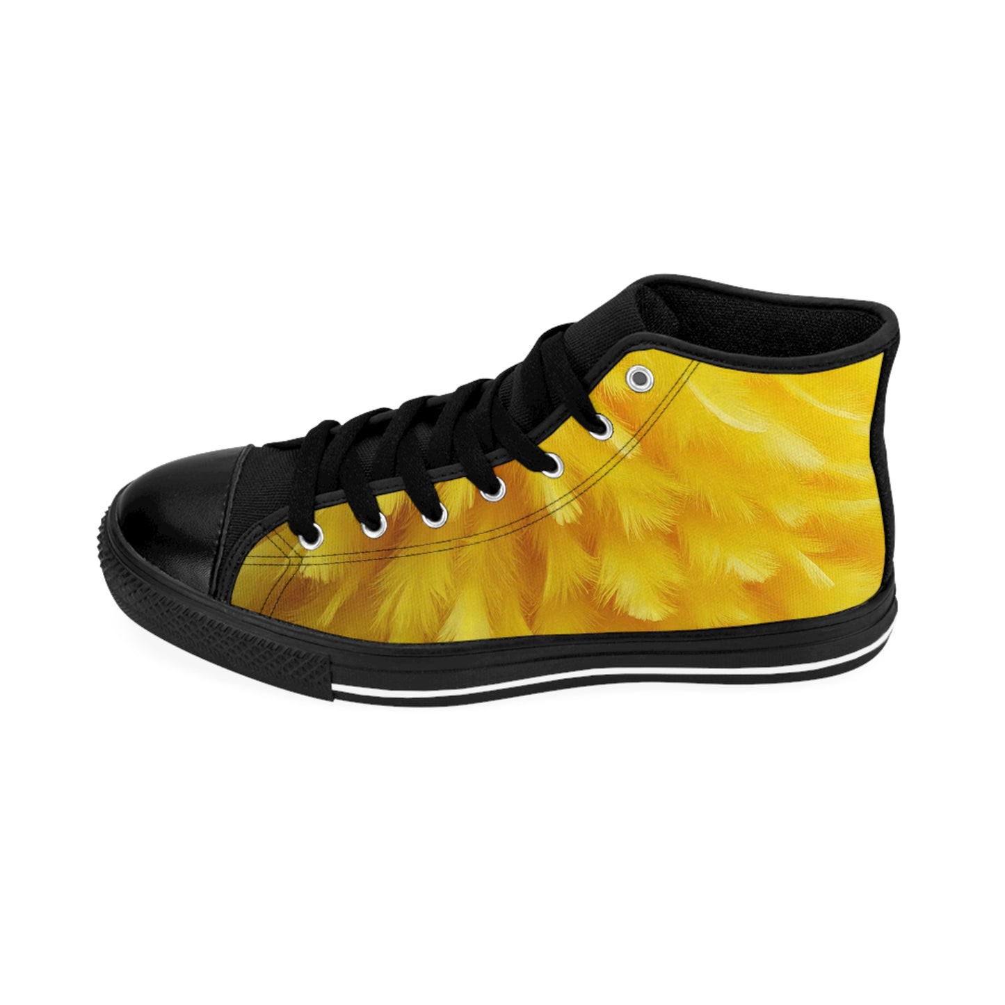 Big Yellow Bird Women's Classic Sneakers - Sunshine Vibes, Perfect for Casual Wear, Gifts, Spring Fashion, Summer Adventures