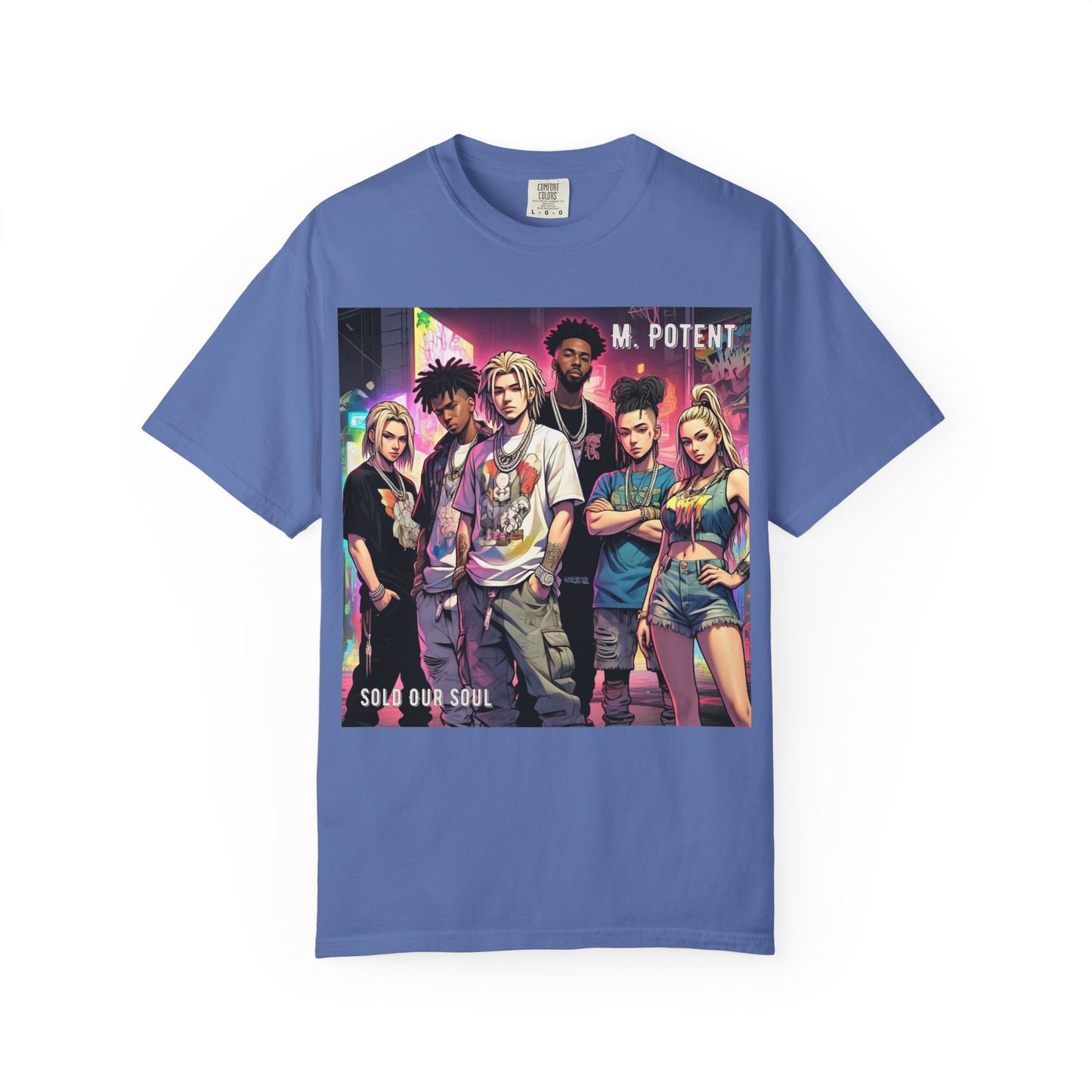 'Sold Our Soul' by M. Potent, Hip Hop Graphic Tee, Streetwear T-Shirt, Unisex Casual Tee, Music-Inspired Shirt, Gifts for Music Lovers, Trendy Fashion Top