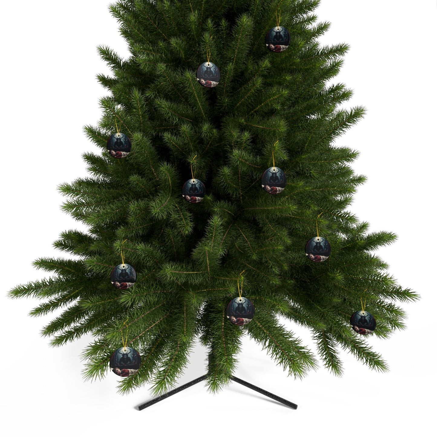 X-Mas 'Krampus is Coming' by Mystery Potion Gothic Holiday Ornaments, Unique Decor, Home Decor, Christmas Tree Decorations, Gift Ideas, Dark Aesthetic, 2-Sided Print