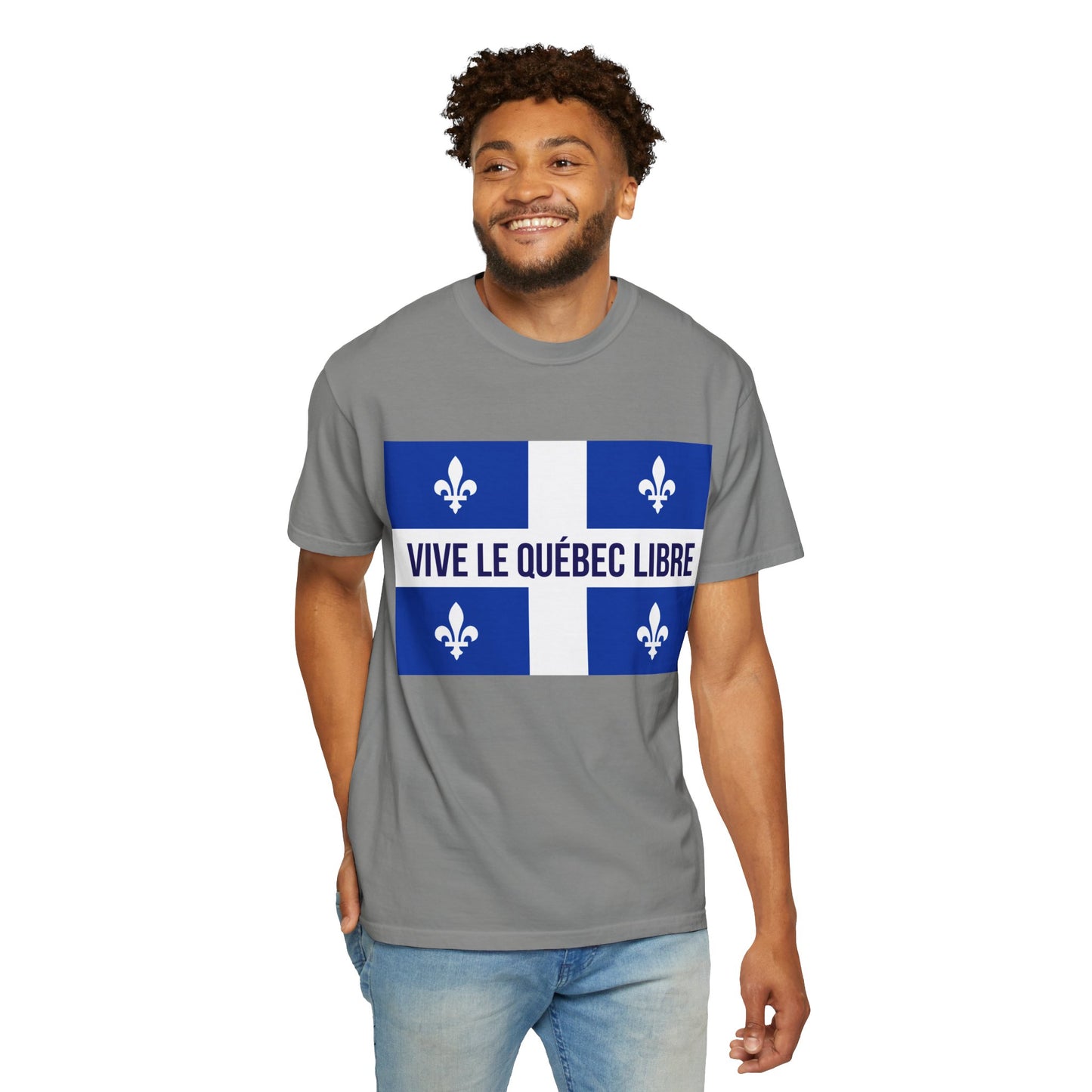 Vive le Québec Libre T-Shirt, Unisex Garment-Dyed Tee for Patriotic Celebrations, Canadian Pride Shirt, Quebec Independence Day [...]