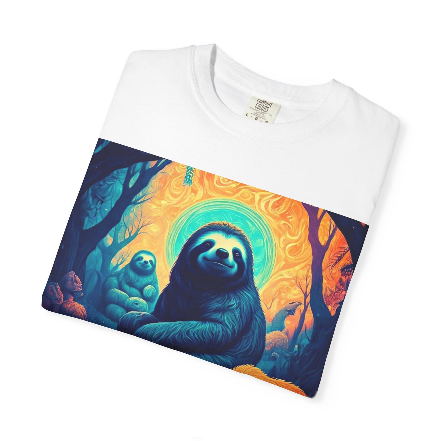 Vibrant Wildlife T-Shirt - Unisex Garment-Dyed Tee, Nature Lover Gift, Animal Art Shirt, Eco-Friendly Fashion, Summer Essentials