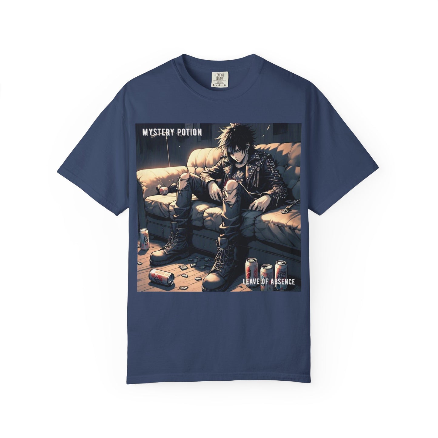 'Leave of Absence' by Mystery Potion Graphic T-Shirt, Unisex Casual Tee, Anime Merchandise, Gift for Fans, Streetwear Style