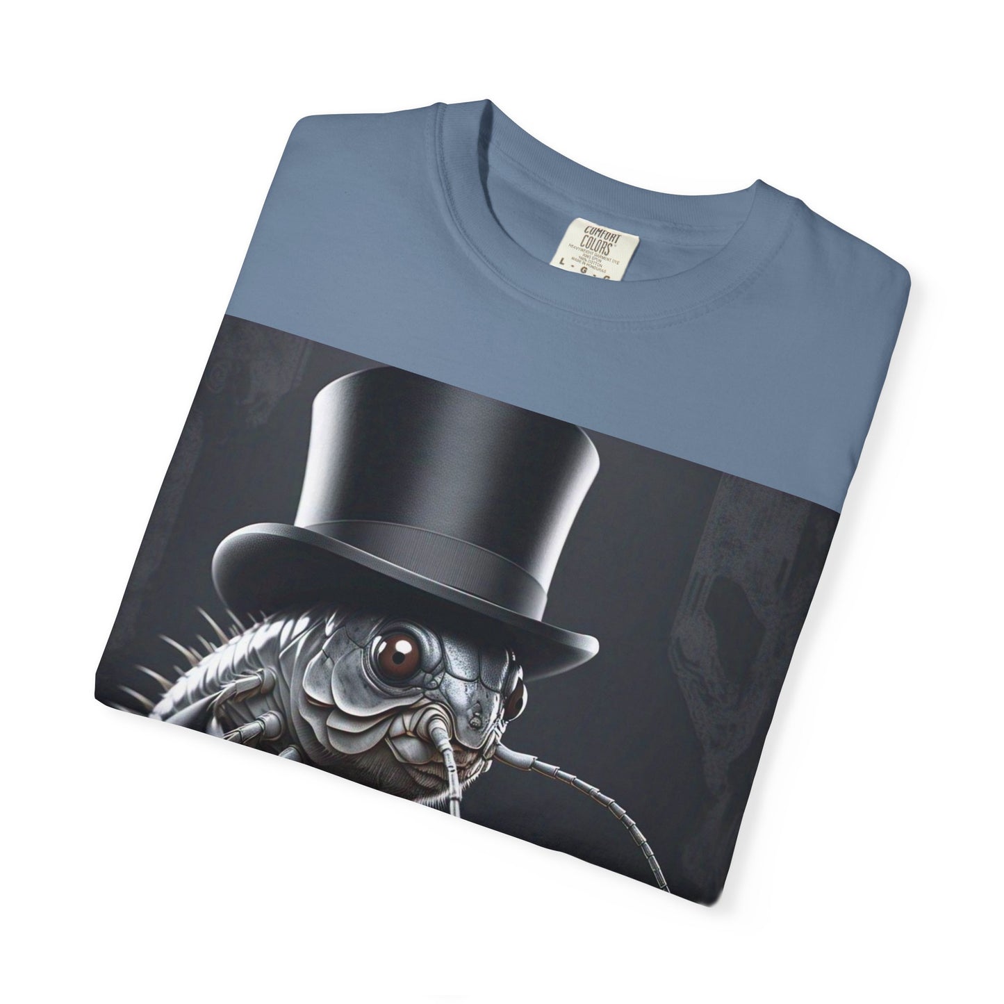 Whimsical Silver Fish Gentleman T-shirt | Fun Gift for Aquatic Lovers, Unique Humor Shirt, Casual Wear, Creative Outfit