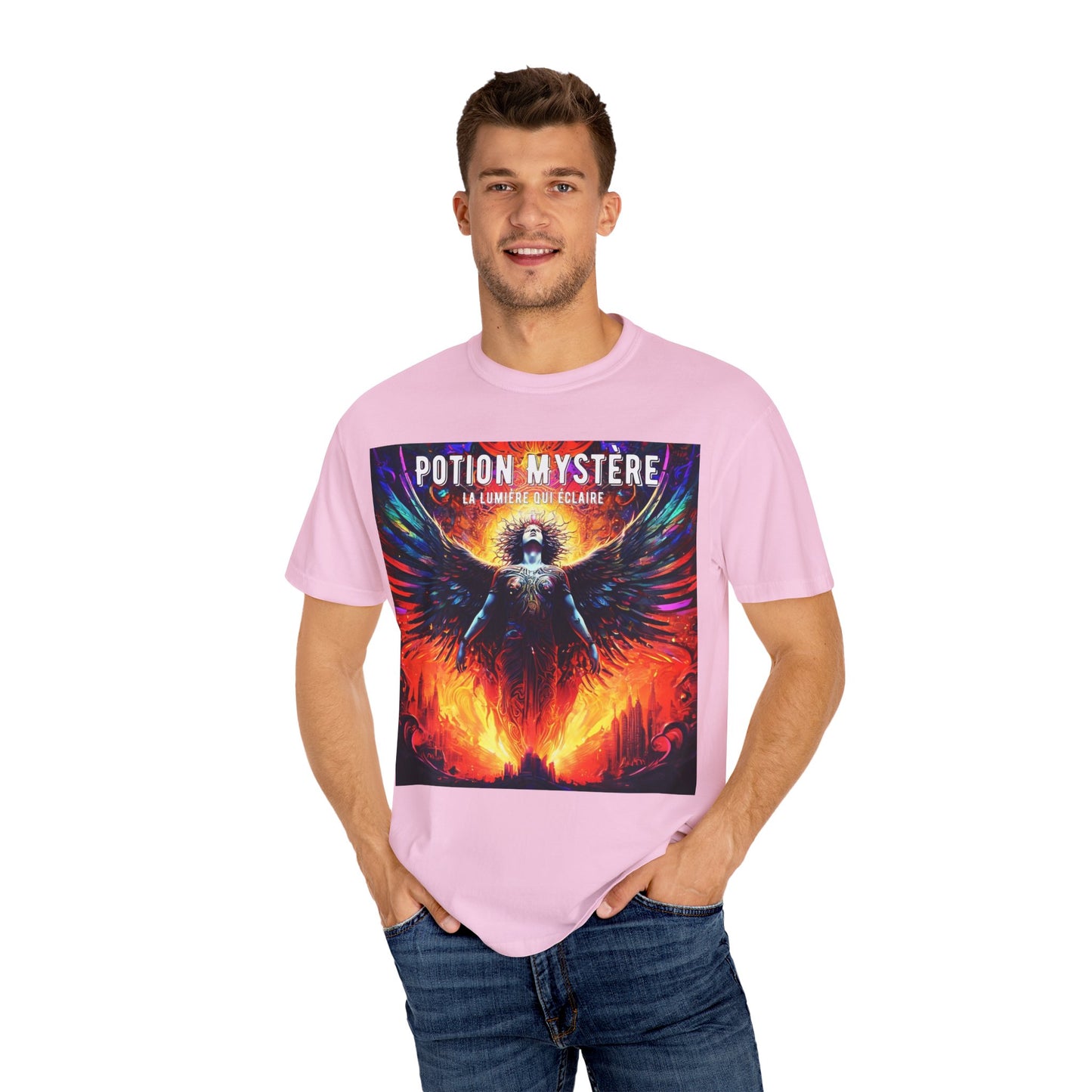 Mystical Graphic Tee - Potion Mystere Unisex T-Shirt, Boho Fashion, Festival Wear, Witchy Style, Gift for Occult Lovers