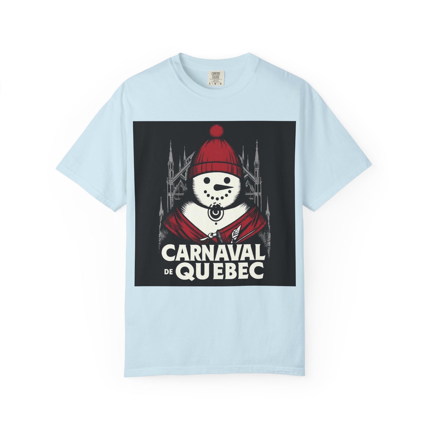 Carnaval de Québec Post-Goth T-shirt, Unisex Graphic Tee, Winter Festival Apparel, Holiday Gifts, Comfortable Everyday Wear