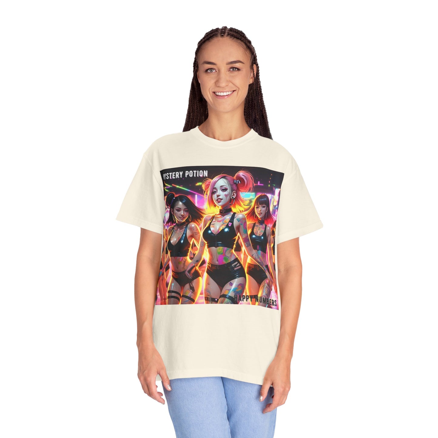 Mystery Potion Unisex T-Shirt, Trendy Graphic Tee for Women, Summer Festival Shirt, Edgy Streetwear, Gifts for Gamers, Cool Casual Wear