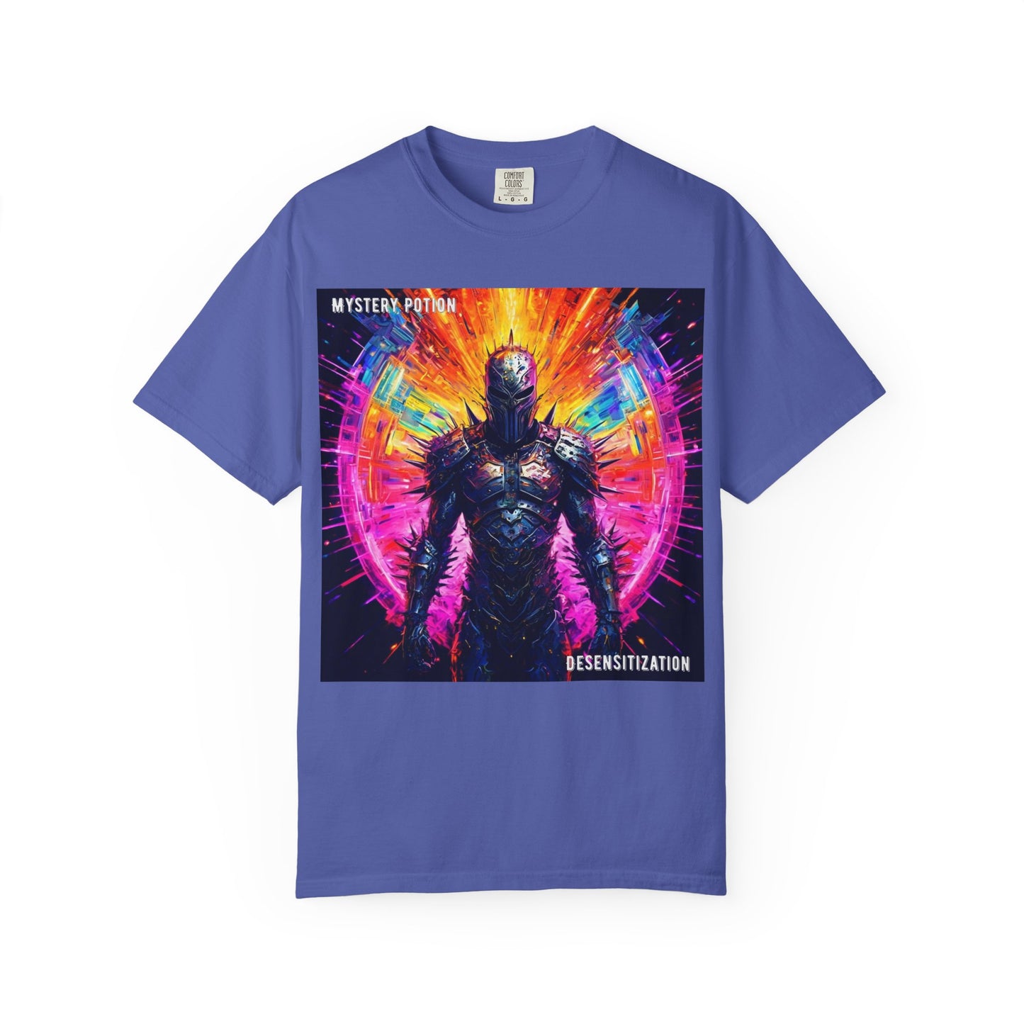 Desensitization by Mystery Potion T-Shirt, Psychedelic Graphic Tee, Unisex Streetwear, Gift for Gamers, Festival Outfit, Casual Style