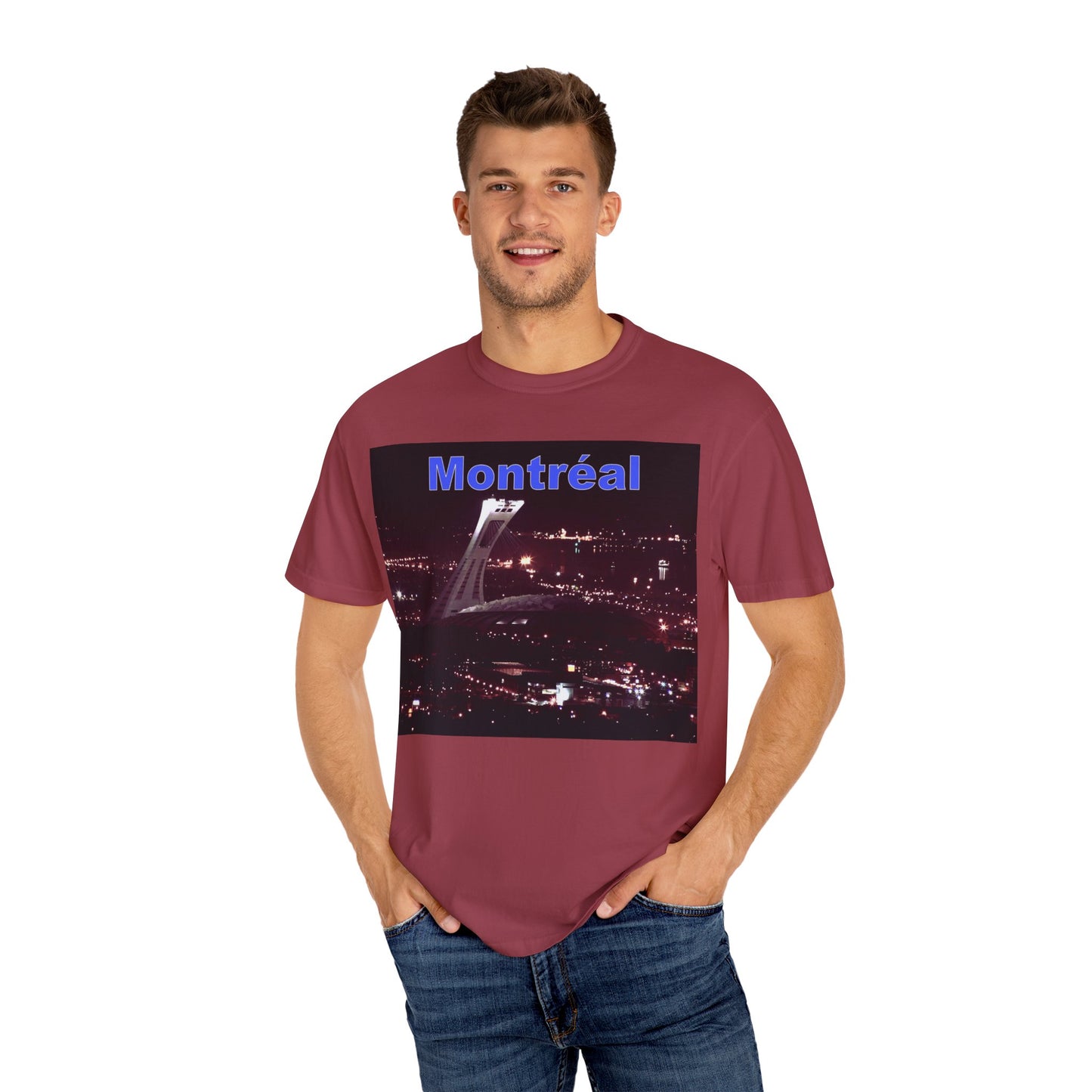 Montreal Night Skyline Unisex T-Shirt, City Love Tee, Travel Shirt, Gift for Her, Vintage Graphic Top