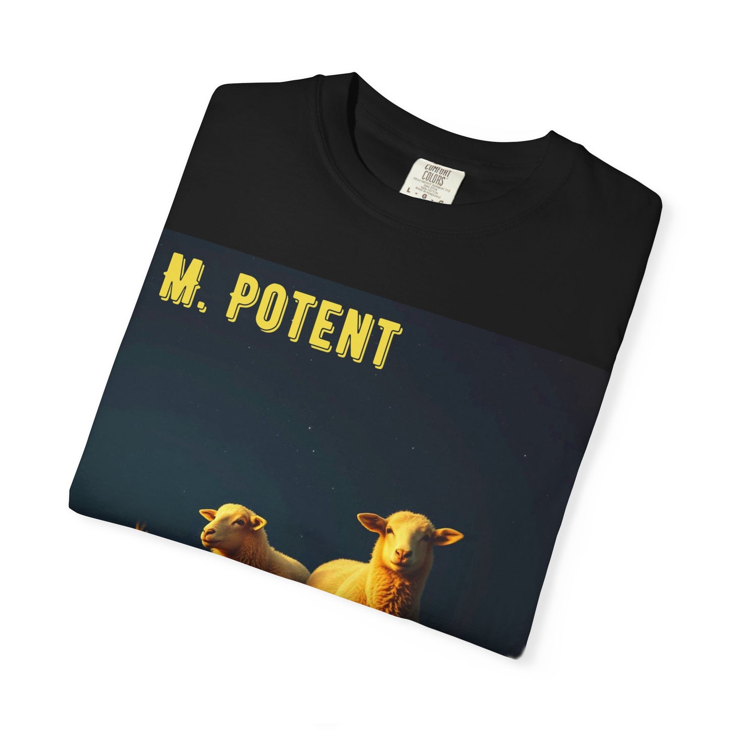 Debate Between Sheep and Grain by M. Potent, Sheep Graphic T-Shirt, Unisex Fashion Top, Farm Life Tee, Gift for Animal Lovers, Casual Everyday Wear