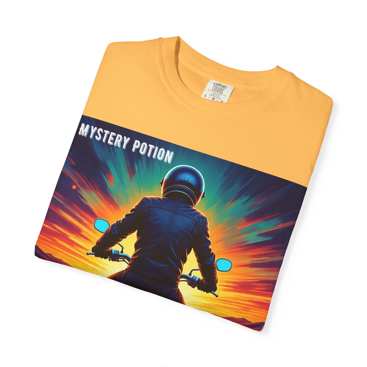 'The Road is Calling' by Mystery Potion Adventure T-Shirt, Motorcycle Gift, Road Trip Tee, Vintage Style Shirt, Unisex Graphic Tee, Outdoor Enthusiast Apparel