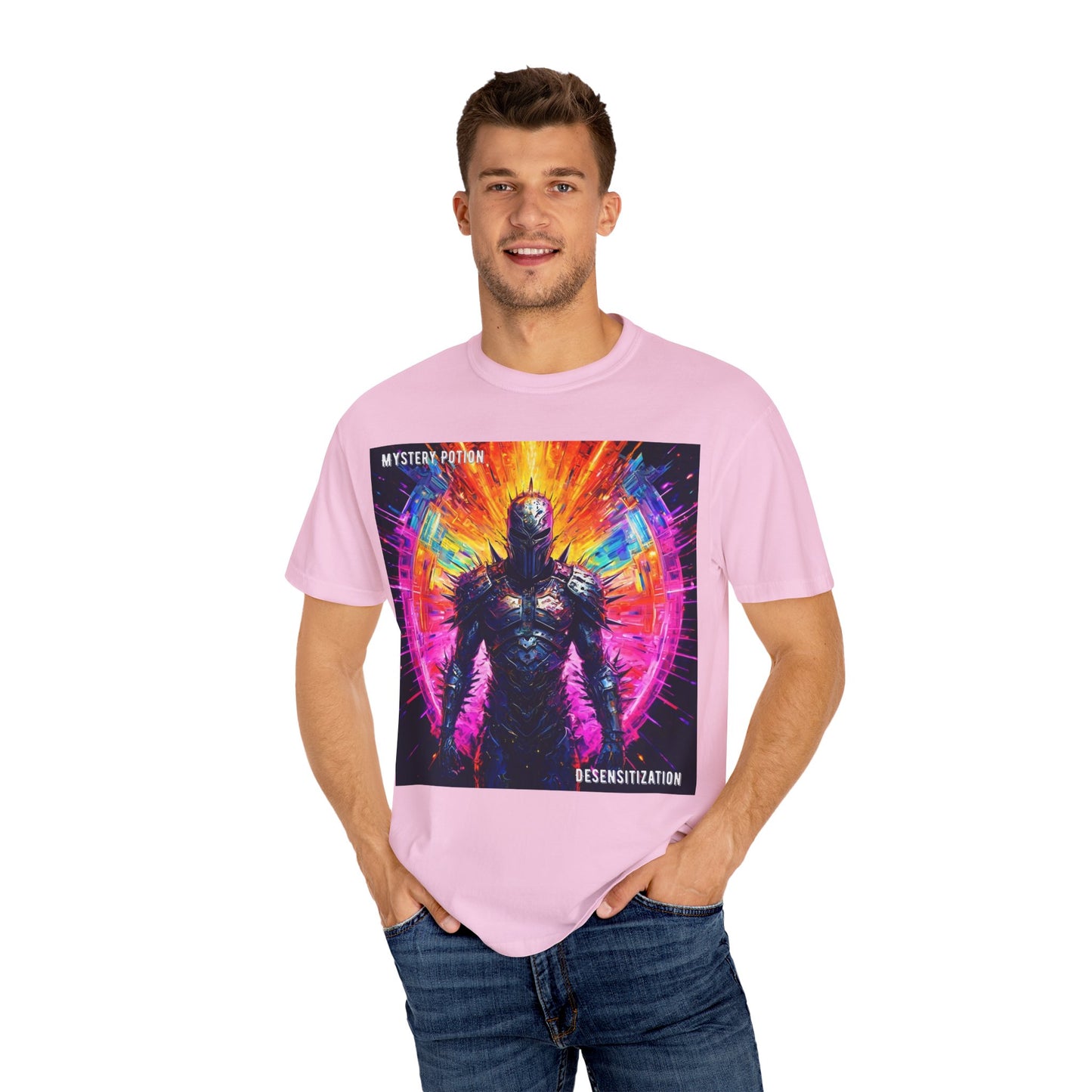 Desensitization by Mystery Potion T-Shirt, Psychedelic Graphic Tee, Unisex Streetwear, Gift for Gamers, Festival Outfit, Casual Style
