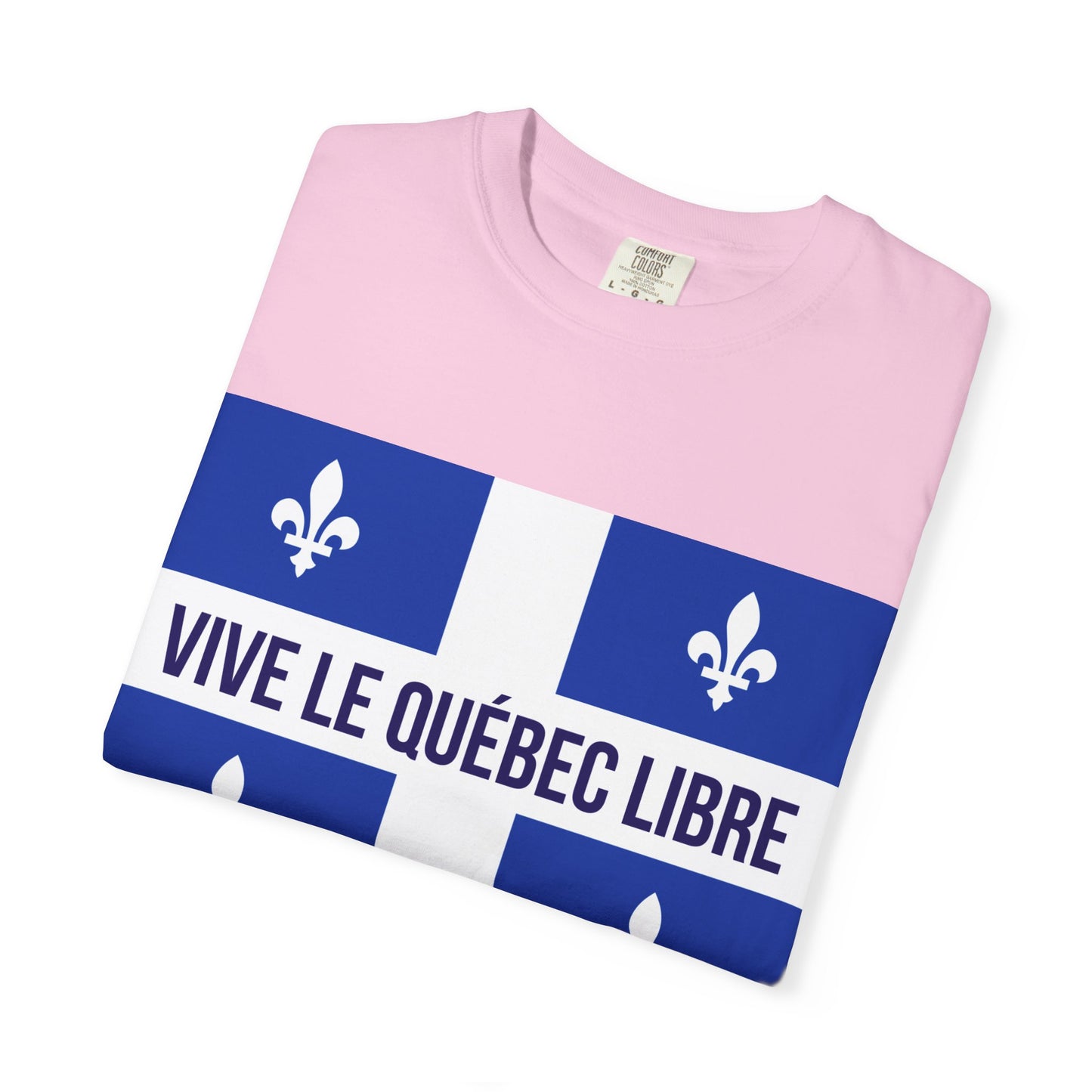 Vive le Québec Libre T-Shirt, Unisex Garment-Dyed Tee for Patriotic Celebrations, Canadian Pride Shirt, Quebec Independence Day [...]