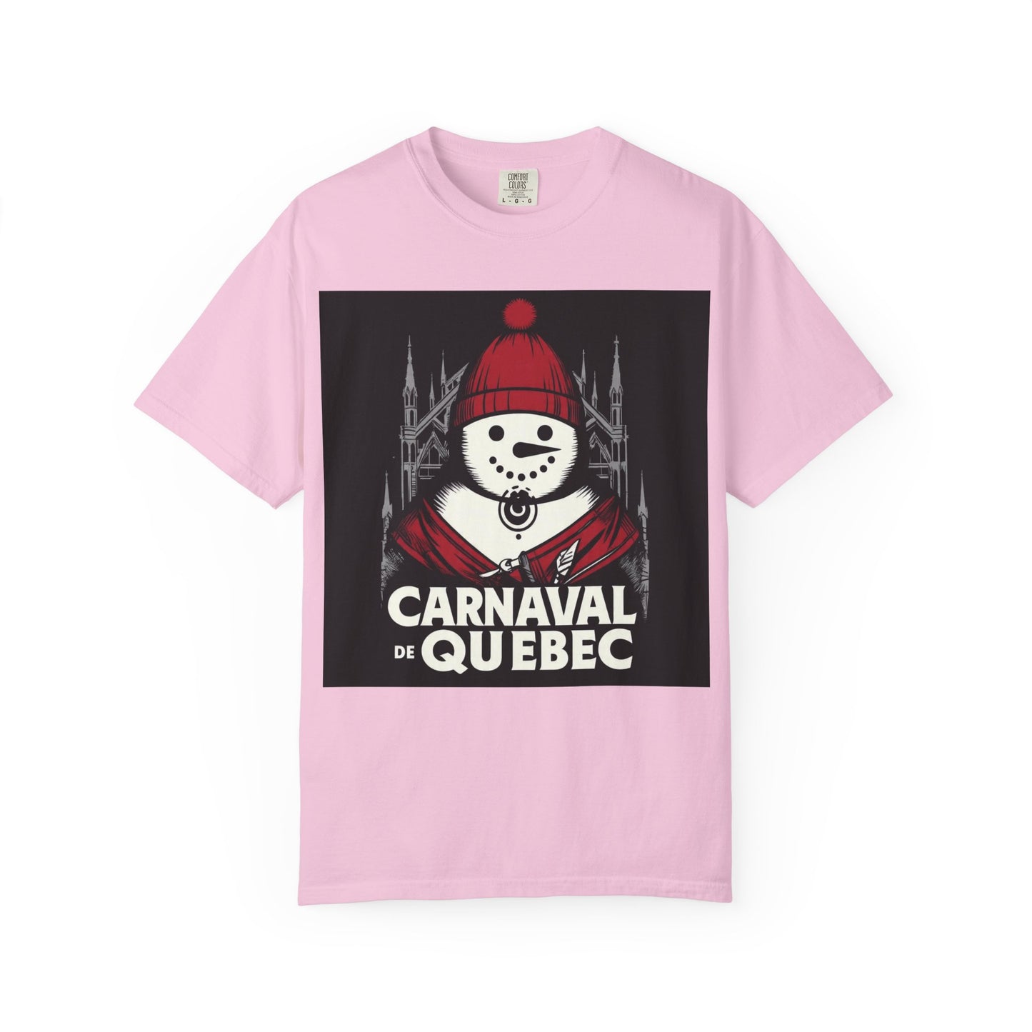 Carnaval de Québec Post-Goth T-shirt, Unisex Graphic Tee, Winter Festival Apparel, Holiday Gifts, Comfortable Everyday Wear