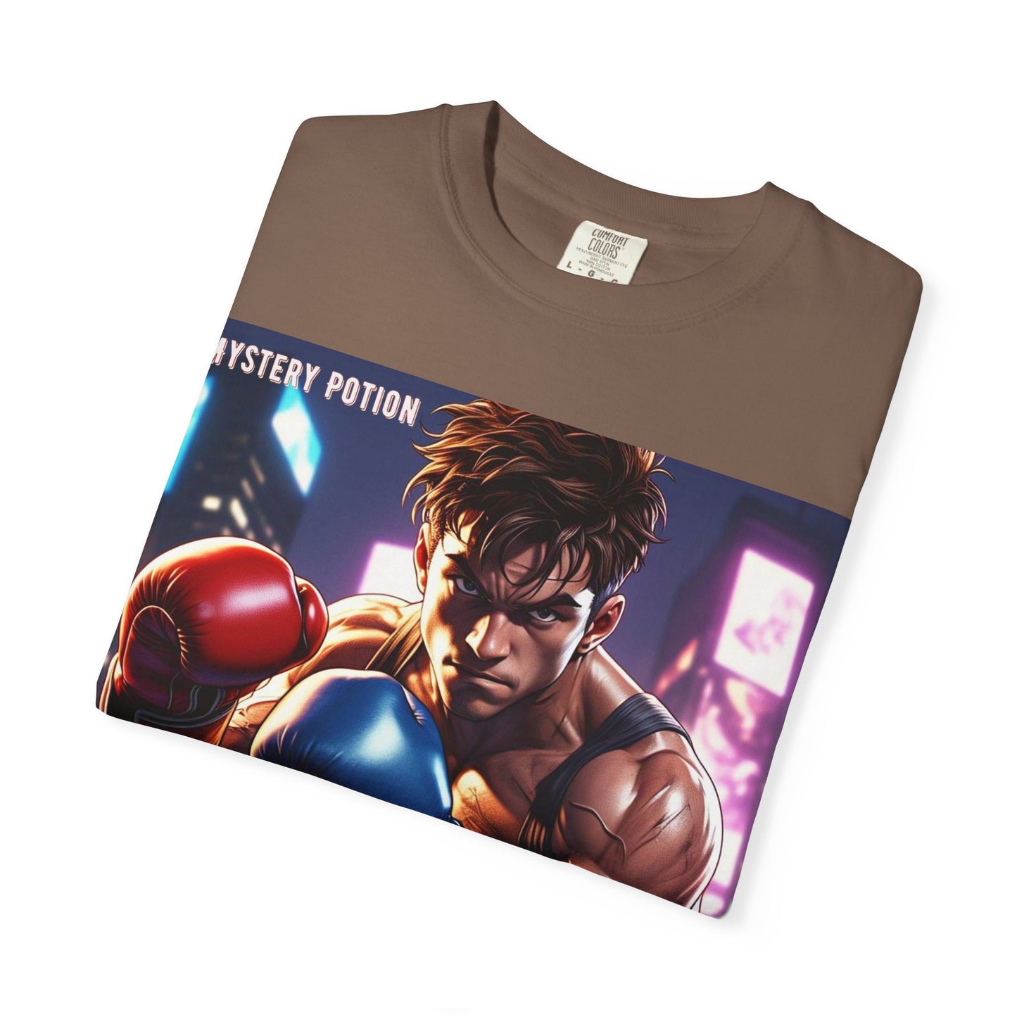 'One Ton Punch' by Mystery Potion, Boxer T-Shirt, Unisex Graphic Tee, Gift for Gamers, Vintage Style Shirt, Cool Casual Wear, Streetwear Fashion