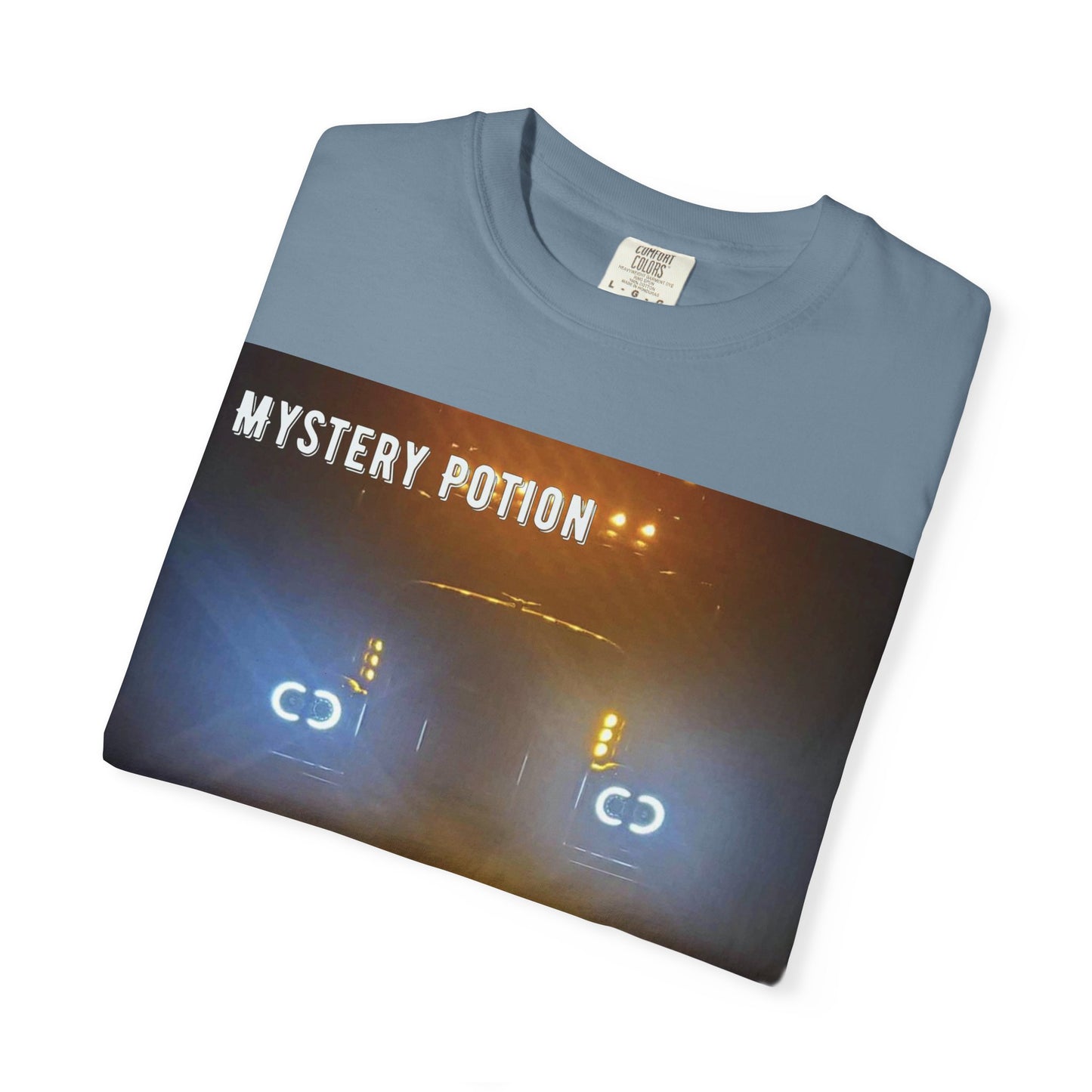 'Big Rig Boogie' by Mystery Potion Unisex Garment-Dyed T-Shirt | Unique Graphic Tee, Music Festival Shirt, Casual Wear, Gift for Friends, Unisex Style