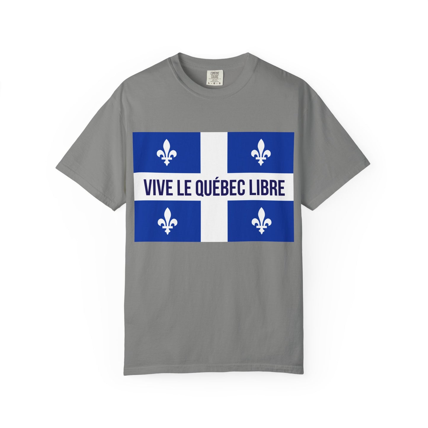 Vive le Québec Libre T-Shirt, Unisex Garment-Dyed Tee for Patriotic Celebrations, Canadian Pride Shirt, Quebec Independence Day [...]