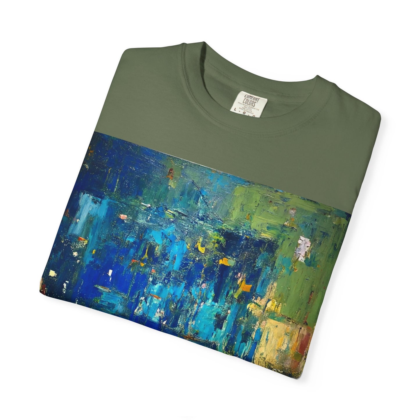 Artistic Unisex T-Shirt, Colorful Abstract Tee, Casual Wear, Gift for Art Lovers, Summer Essential, Unique Graphic Shirt