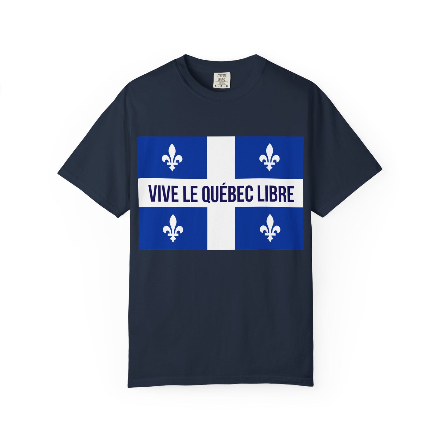 Vive le Québec Libre T-Shirt, Unisex Garment-Dyed Tee for Patriotic Celebrations, Canadian Pride Shirt, Quebec Independence Day [...]
