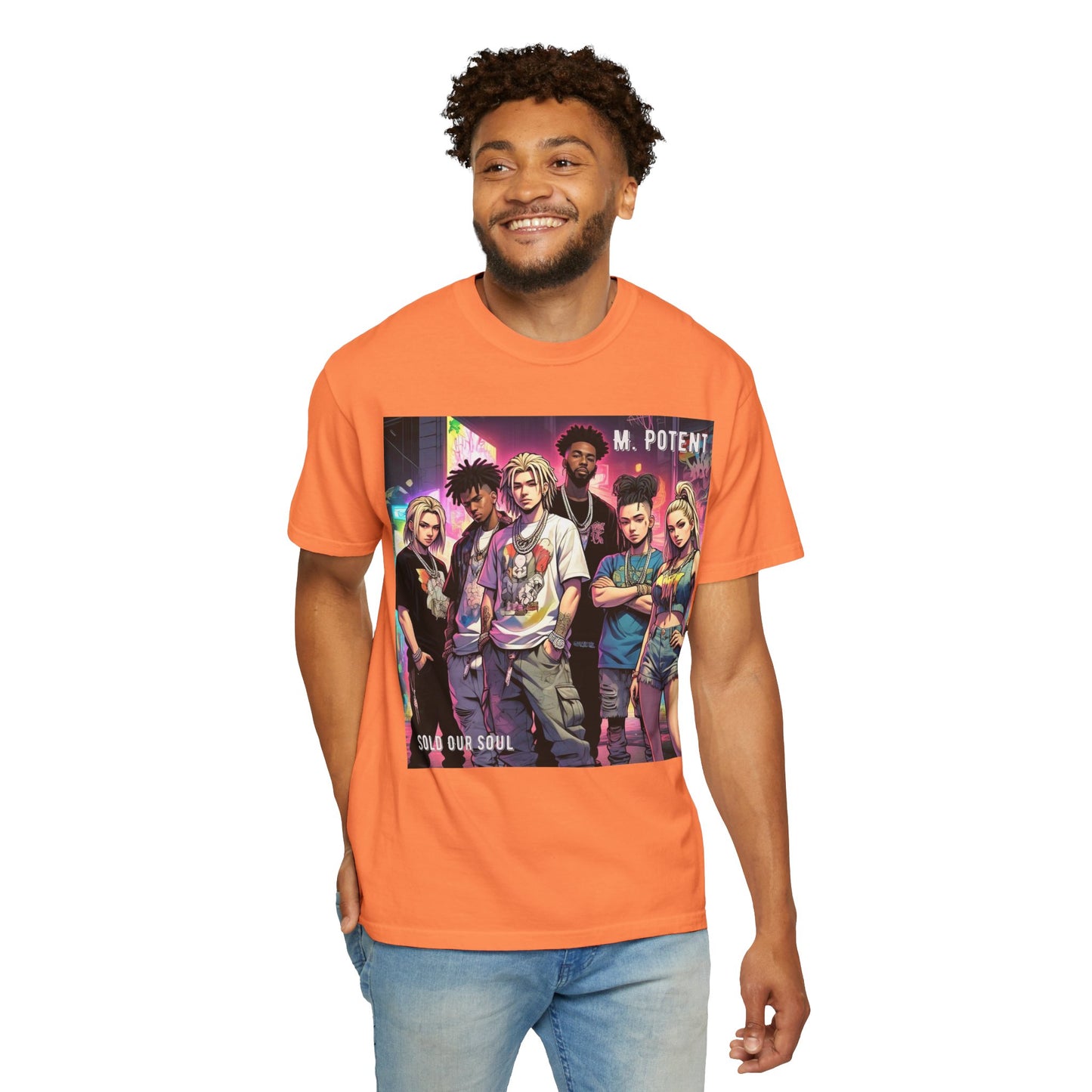'Sold Our Soul' by M. Potent, Hip Hop Graphic Tee, Streetwear T-Shirt, Unisex Casual Tee, Music-Inspired Shirt, Gifts for Music Lovers, Trendy Fashion Top