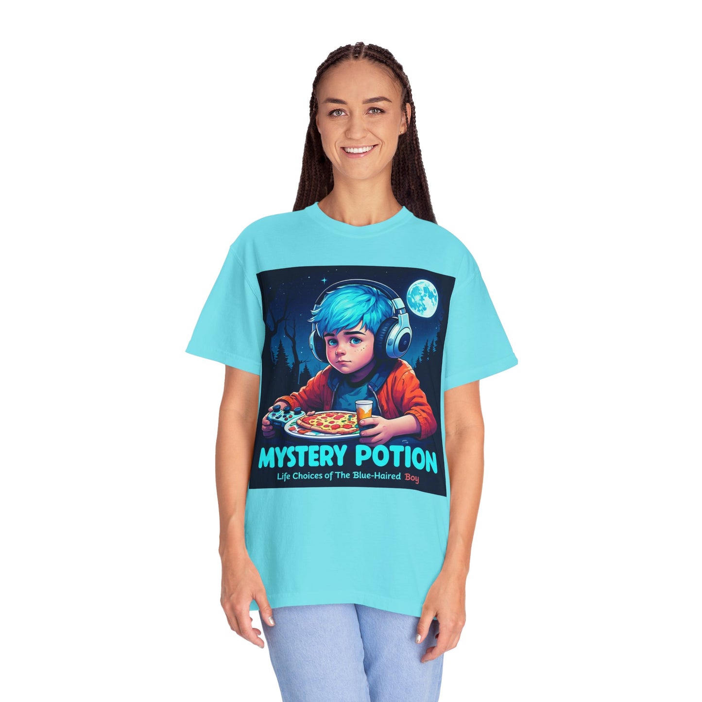 Mystery Potion T-shirt, Gamer Tee, Unisex Graphic Tee, Quirky Gift, Unique Design, Retro Vibe